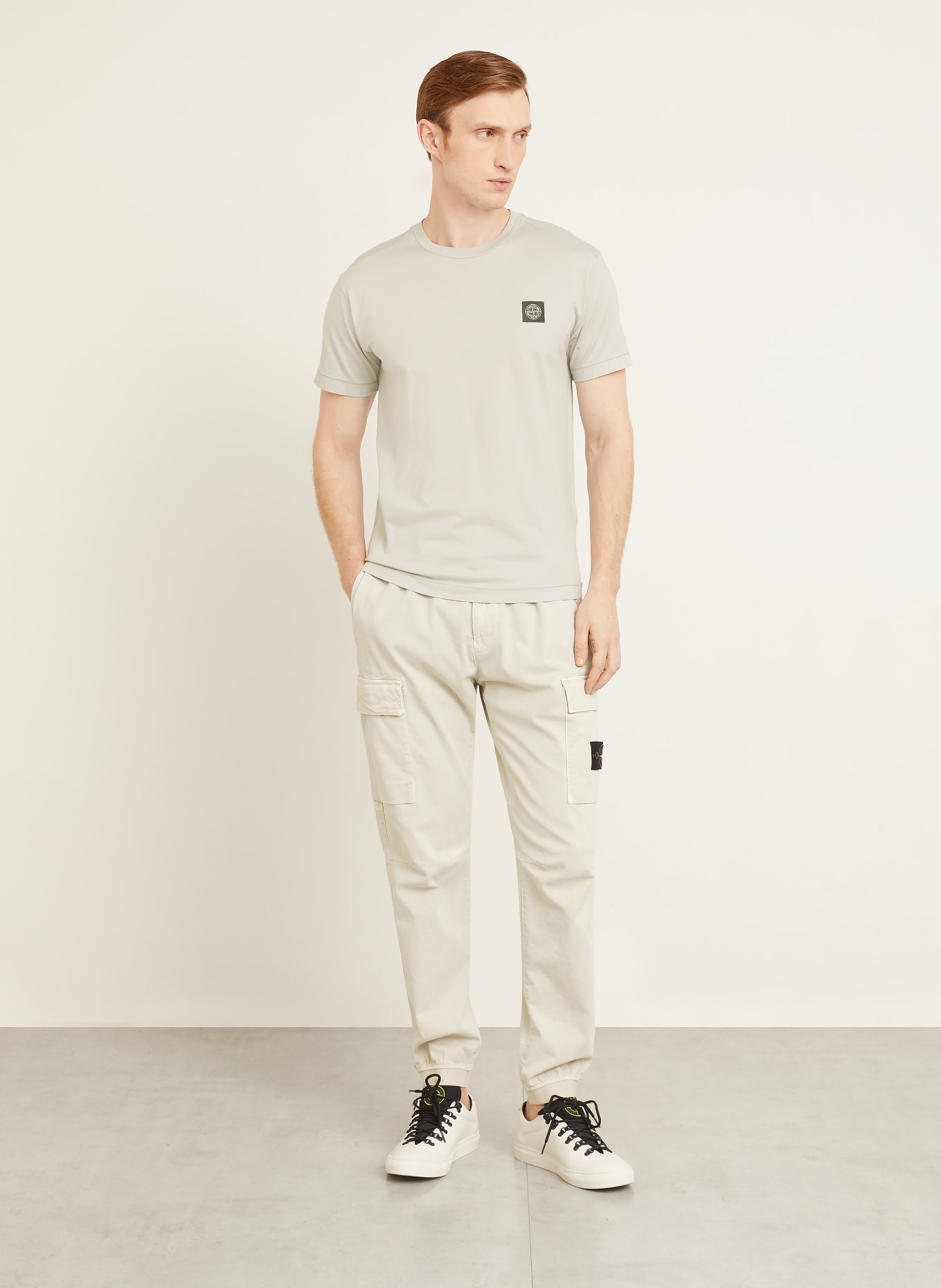 STONE ISLAND T-Shirt: HELLGRAU