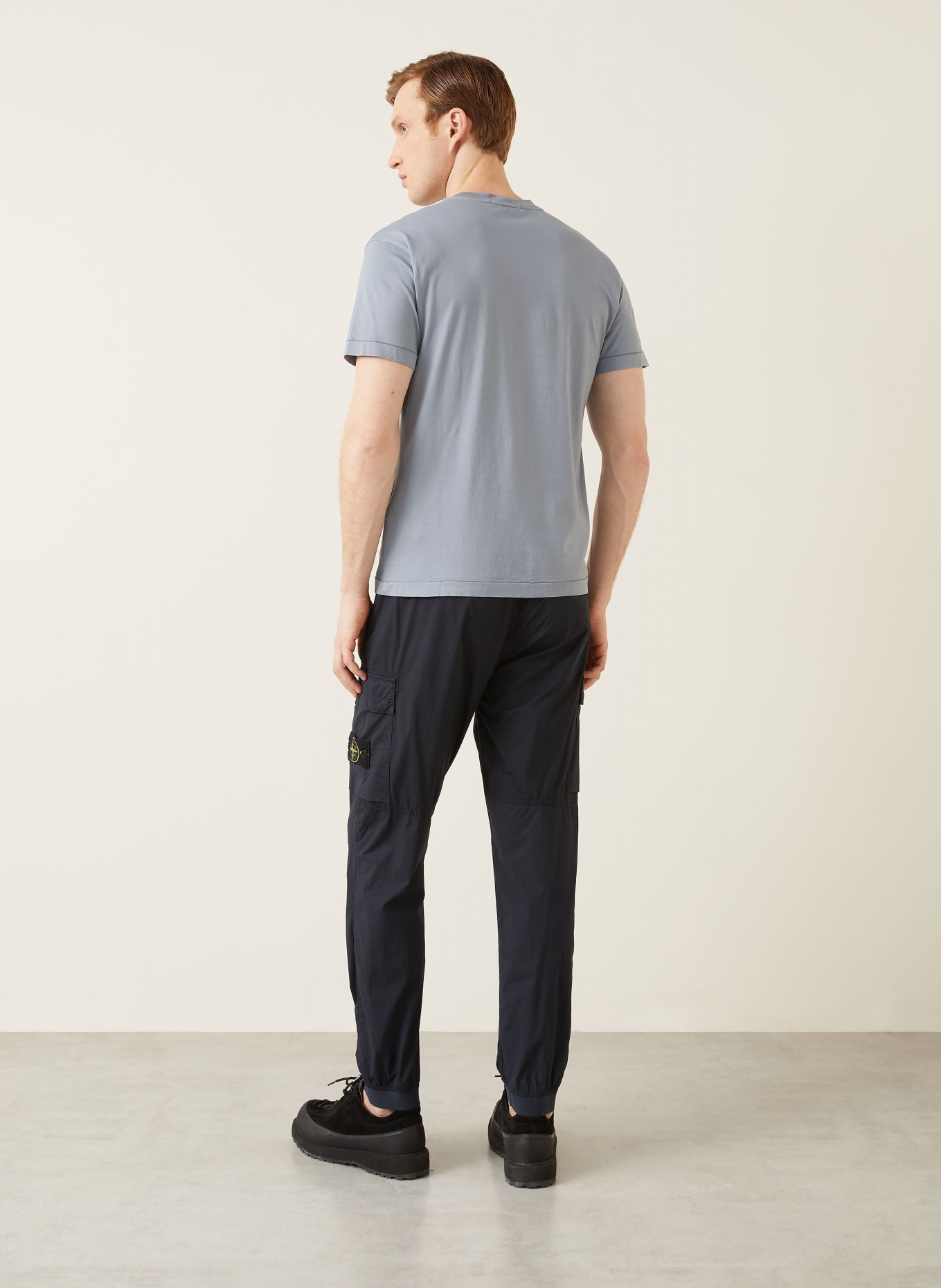 STONE ISLAND koszulka: SZARONIEBIESKI