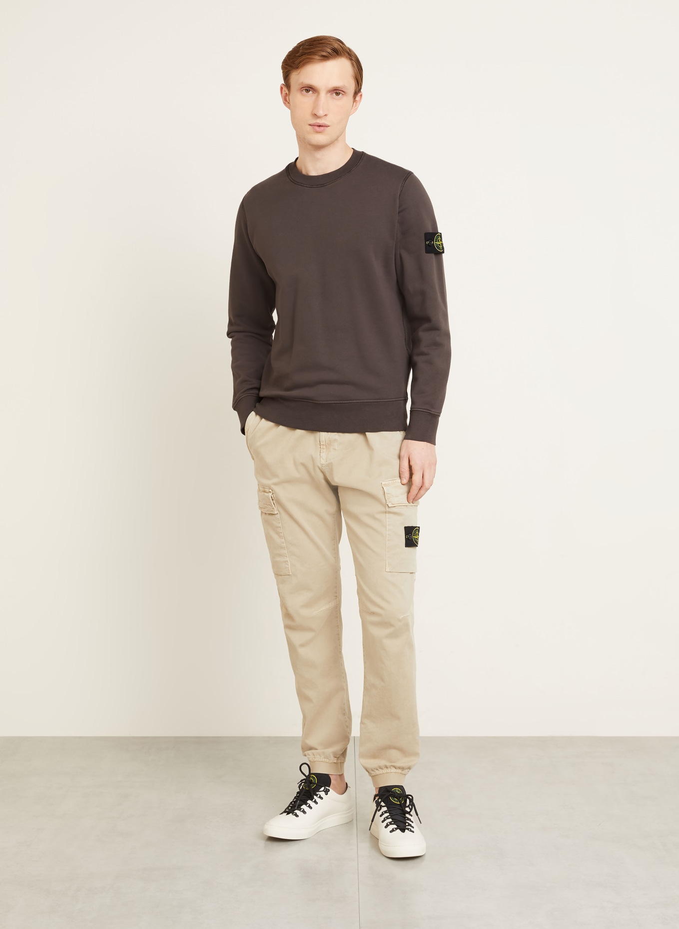 STONE ISLAND T-Shirt: DUNKELGRAU