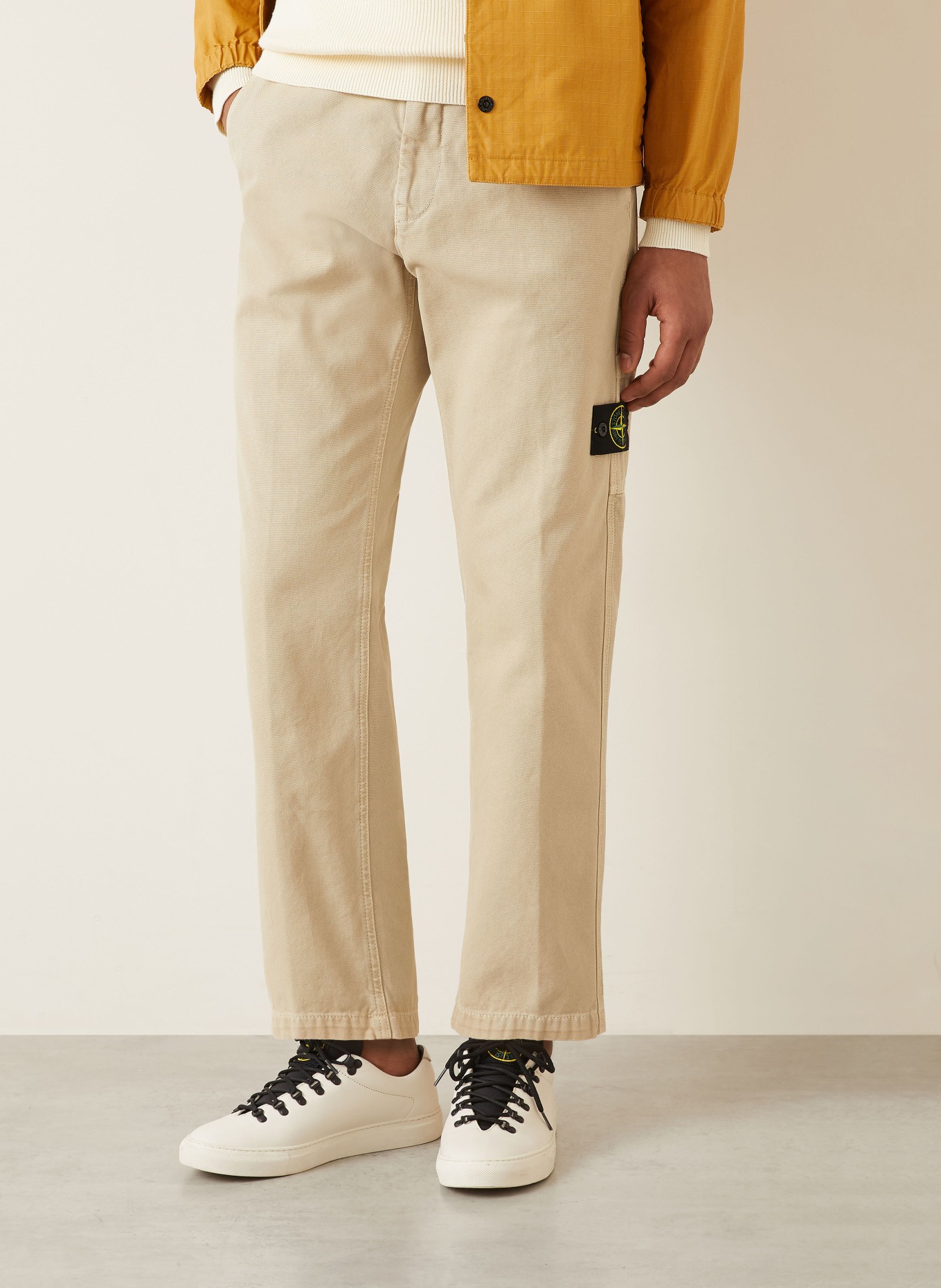 STONE ISLAND Hose Regular Fit: BEIGE