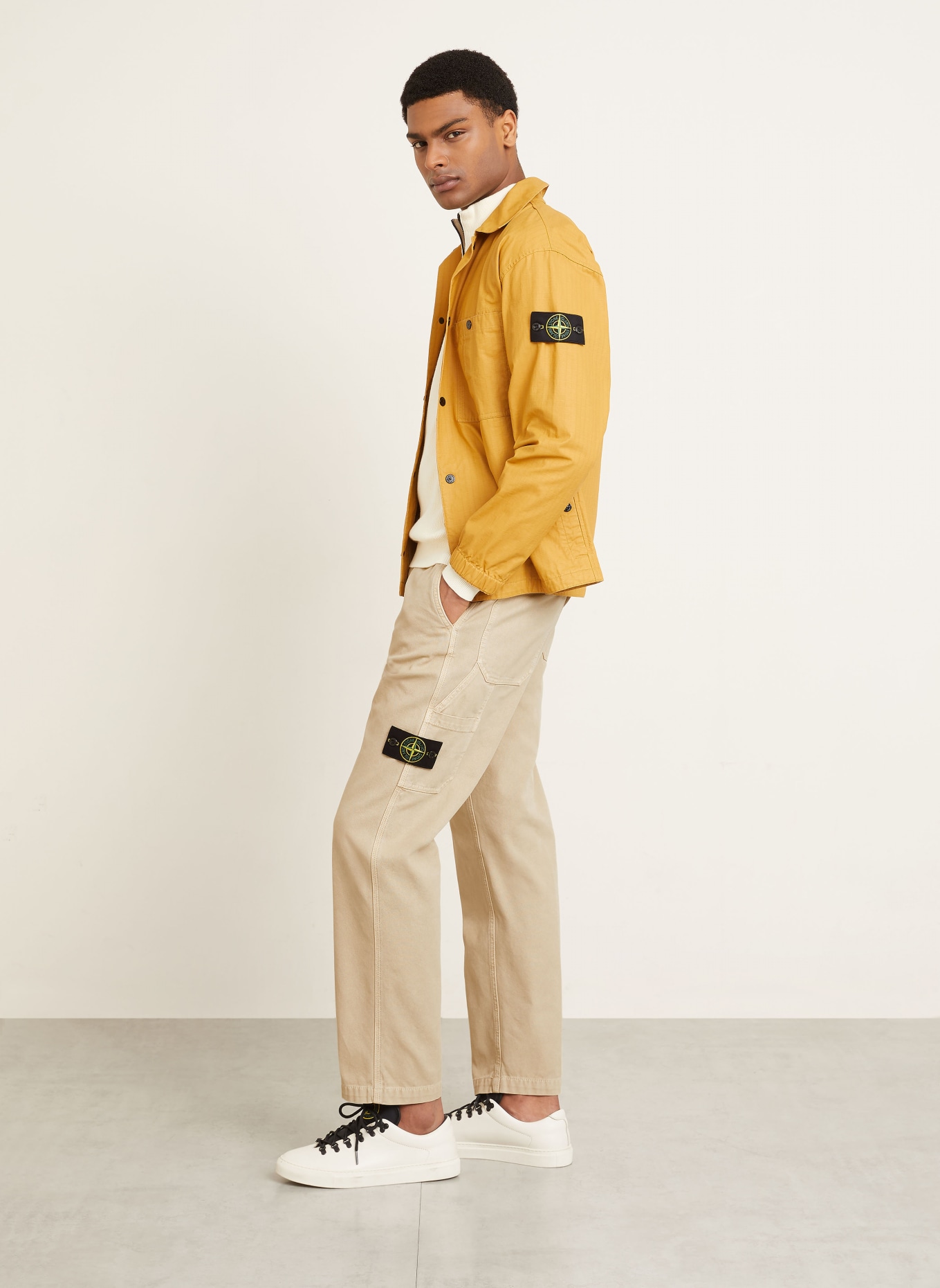 STONE ISLAND Hose Regular Fit: BEIGE