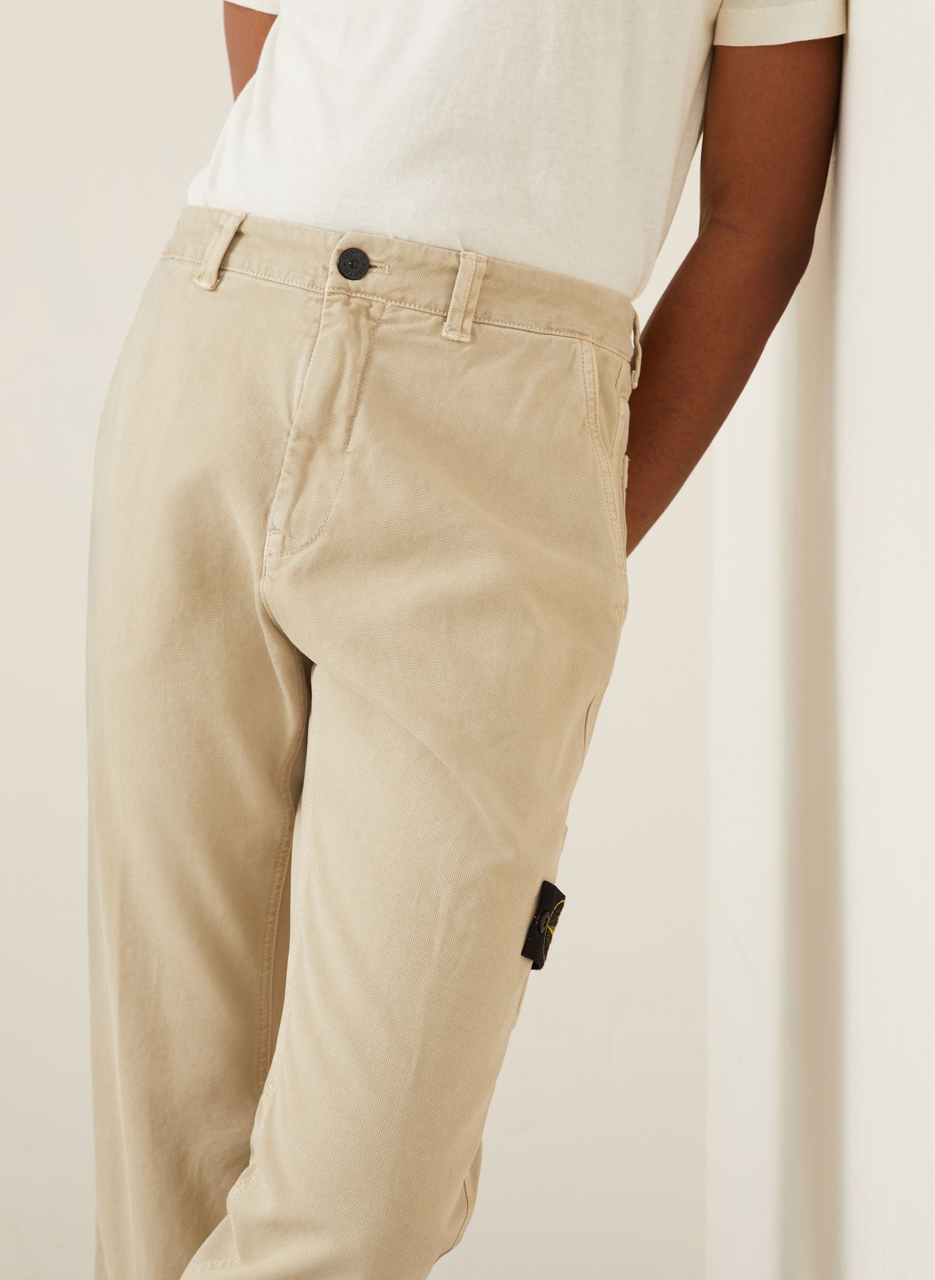 STONE ISLAND Hose Regular Fit: BEIGE