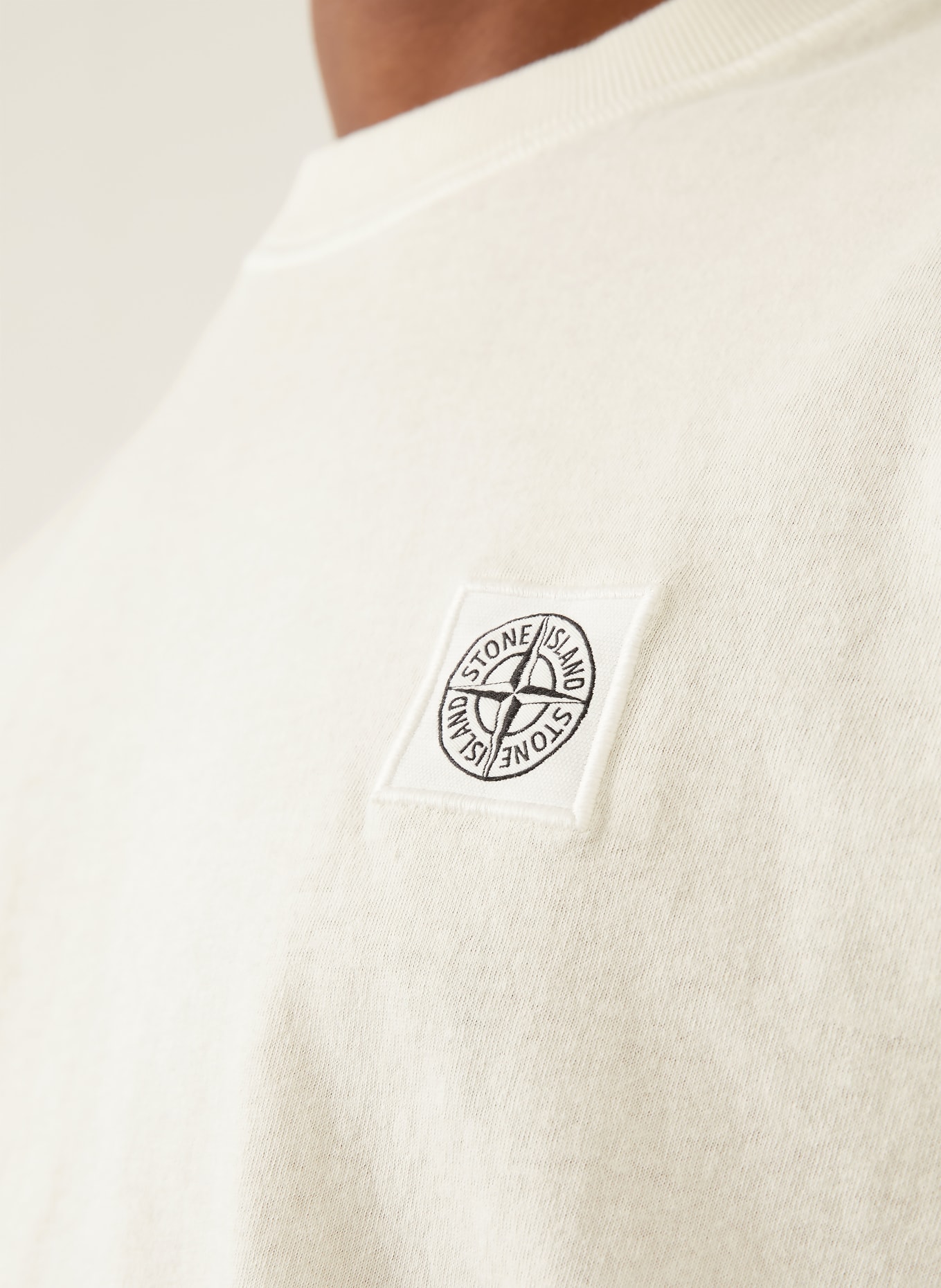STONE ISLAND T-shirt: ECRU