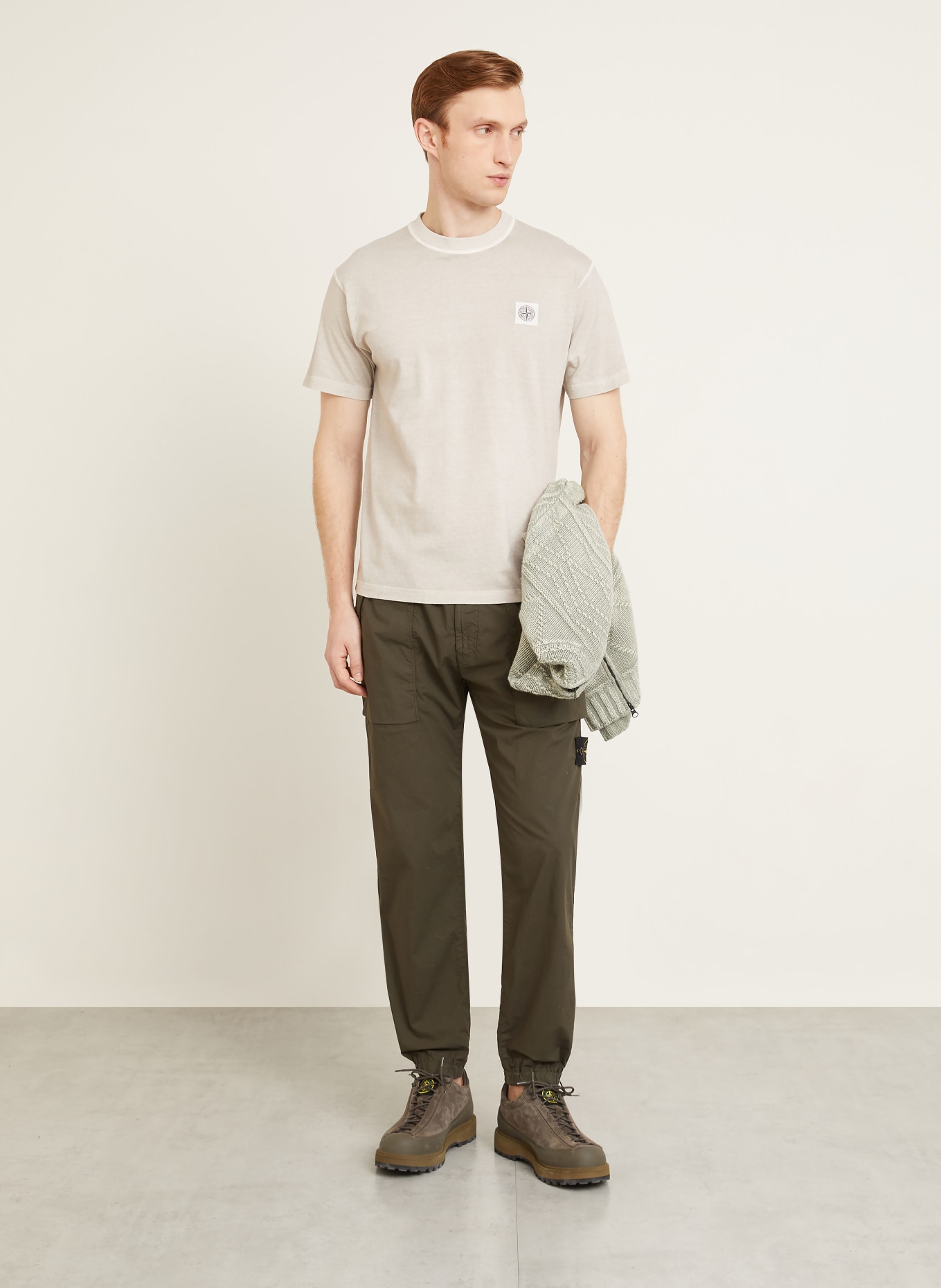 STONE ISLAND T-Shirt: HELLGRAU