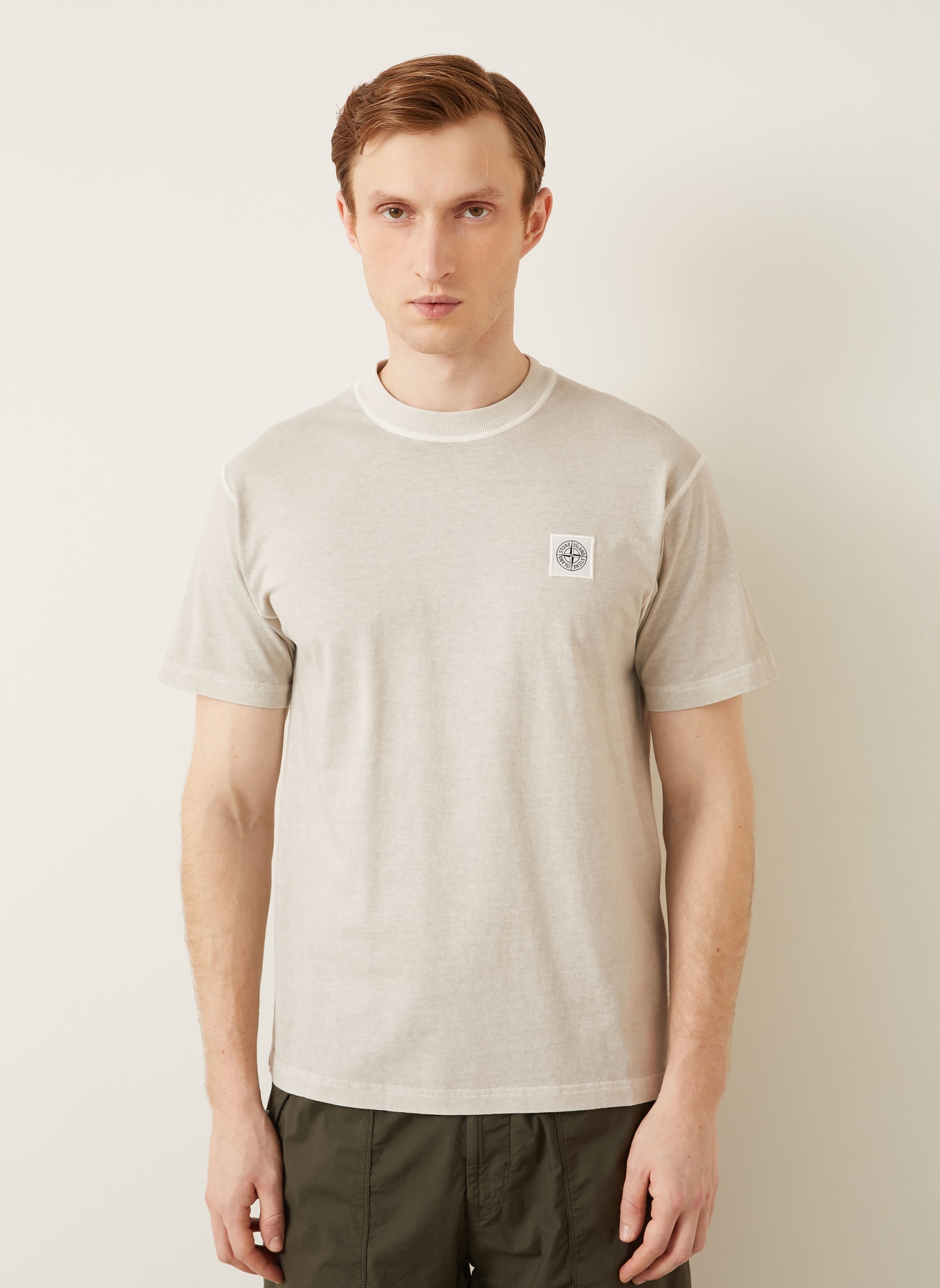 STONE ISLAND T-Shirt: HELLGRAU