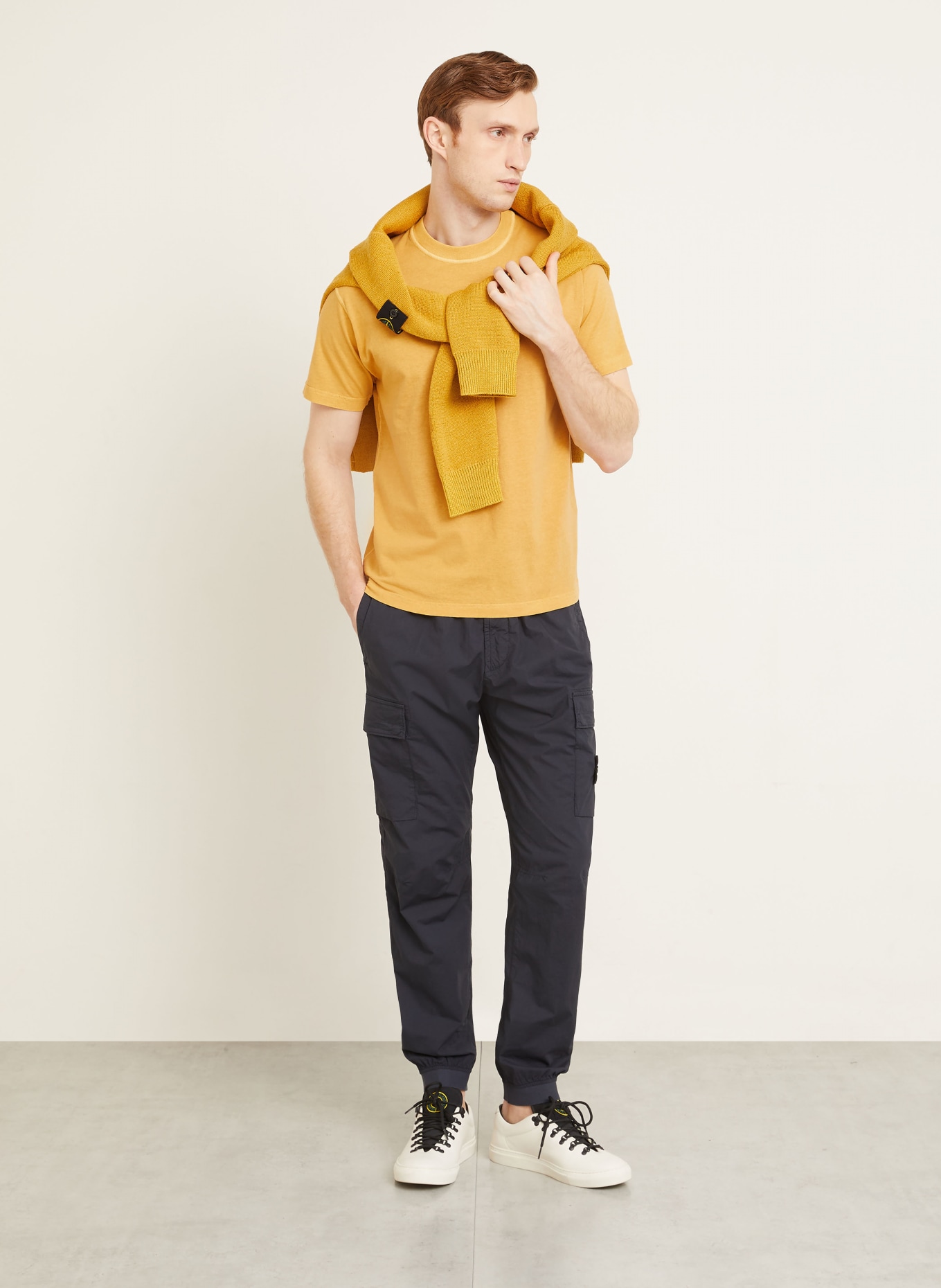 STONE ISLAND T-Shirt: HELLGELB