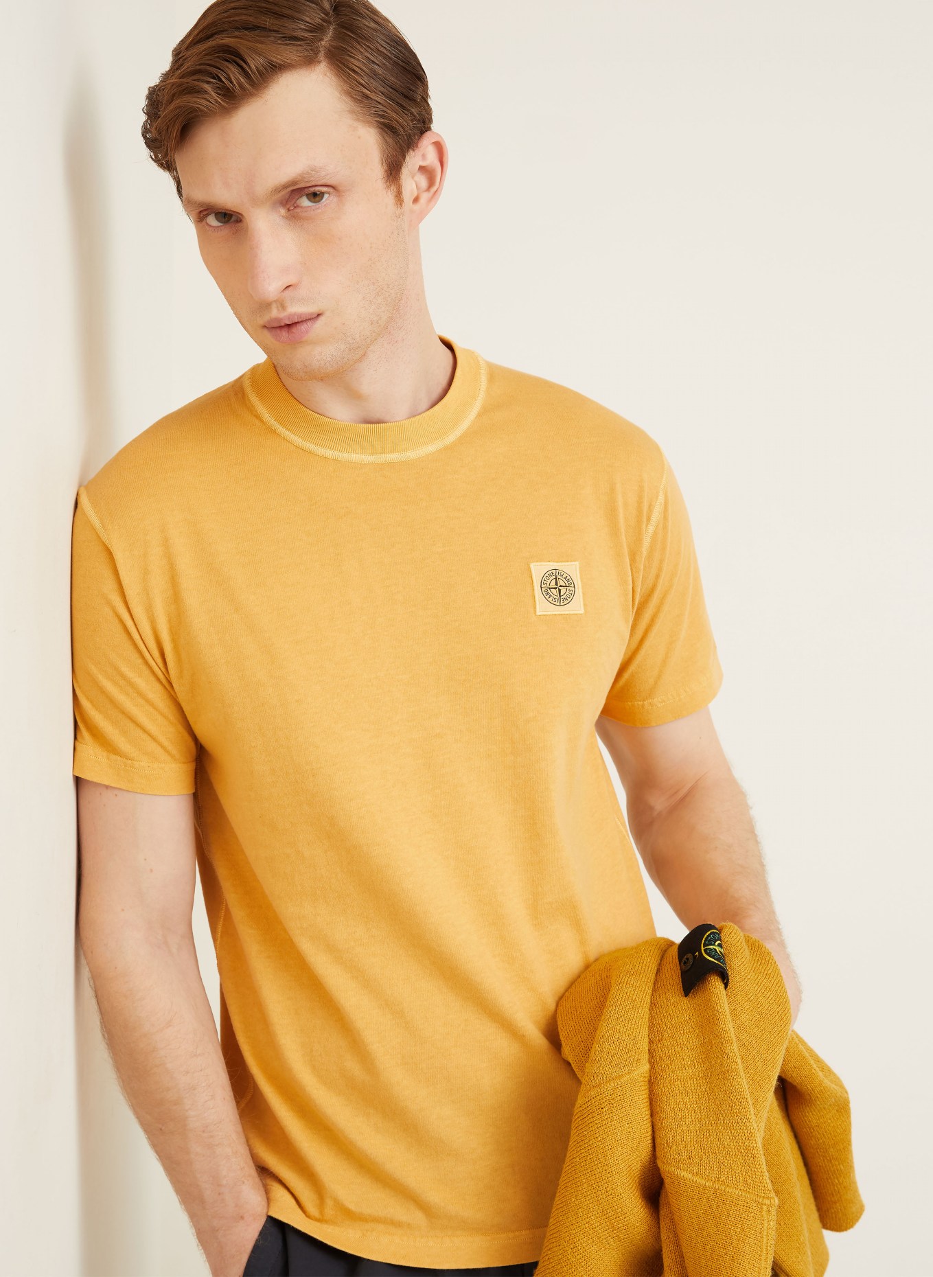 STONE ISLAND T-Shirt: HELLGELB
