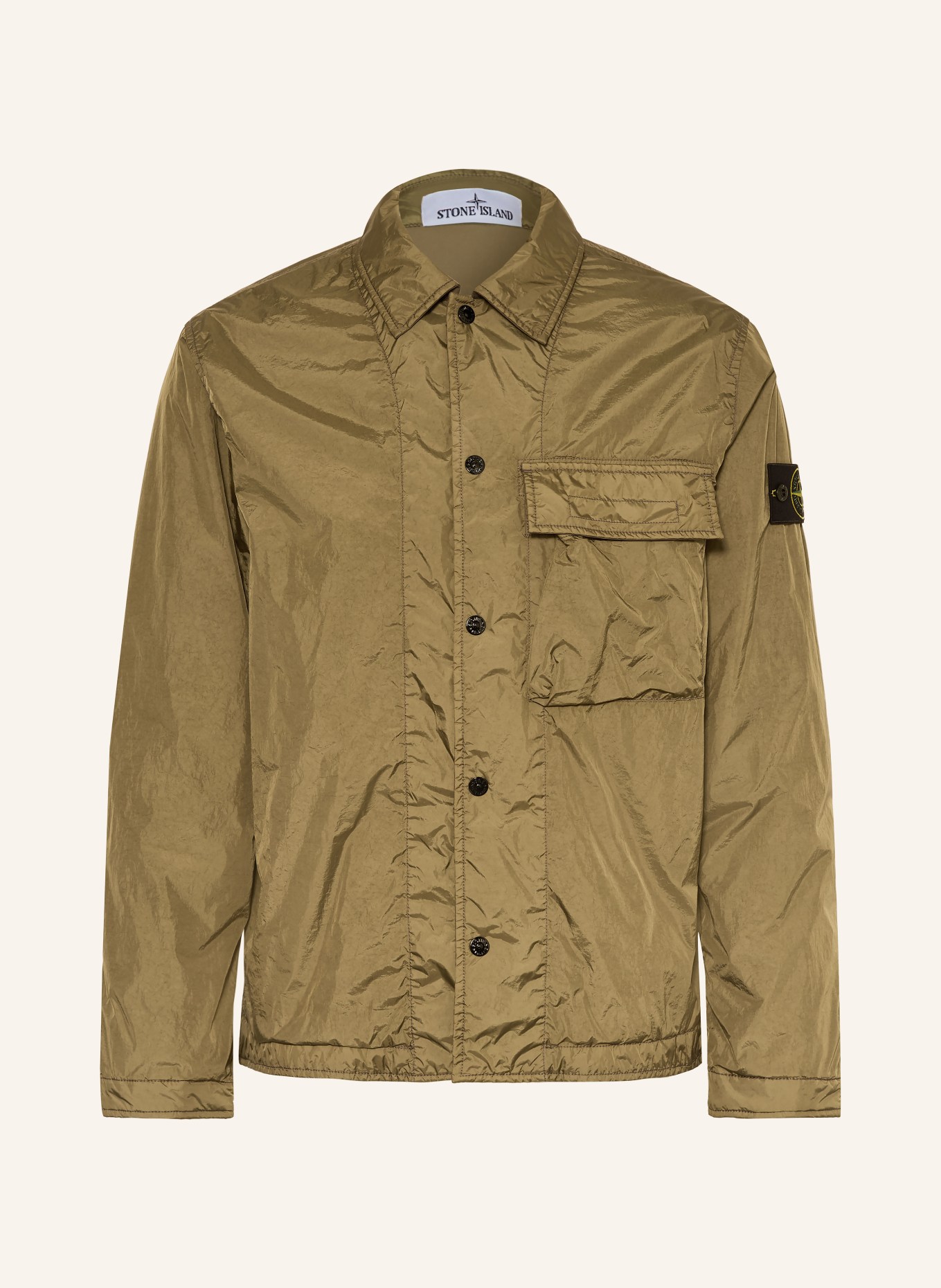 STONE ISLAND Overjacket: KHAKI