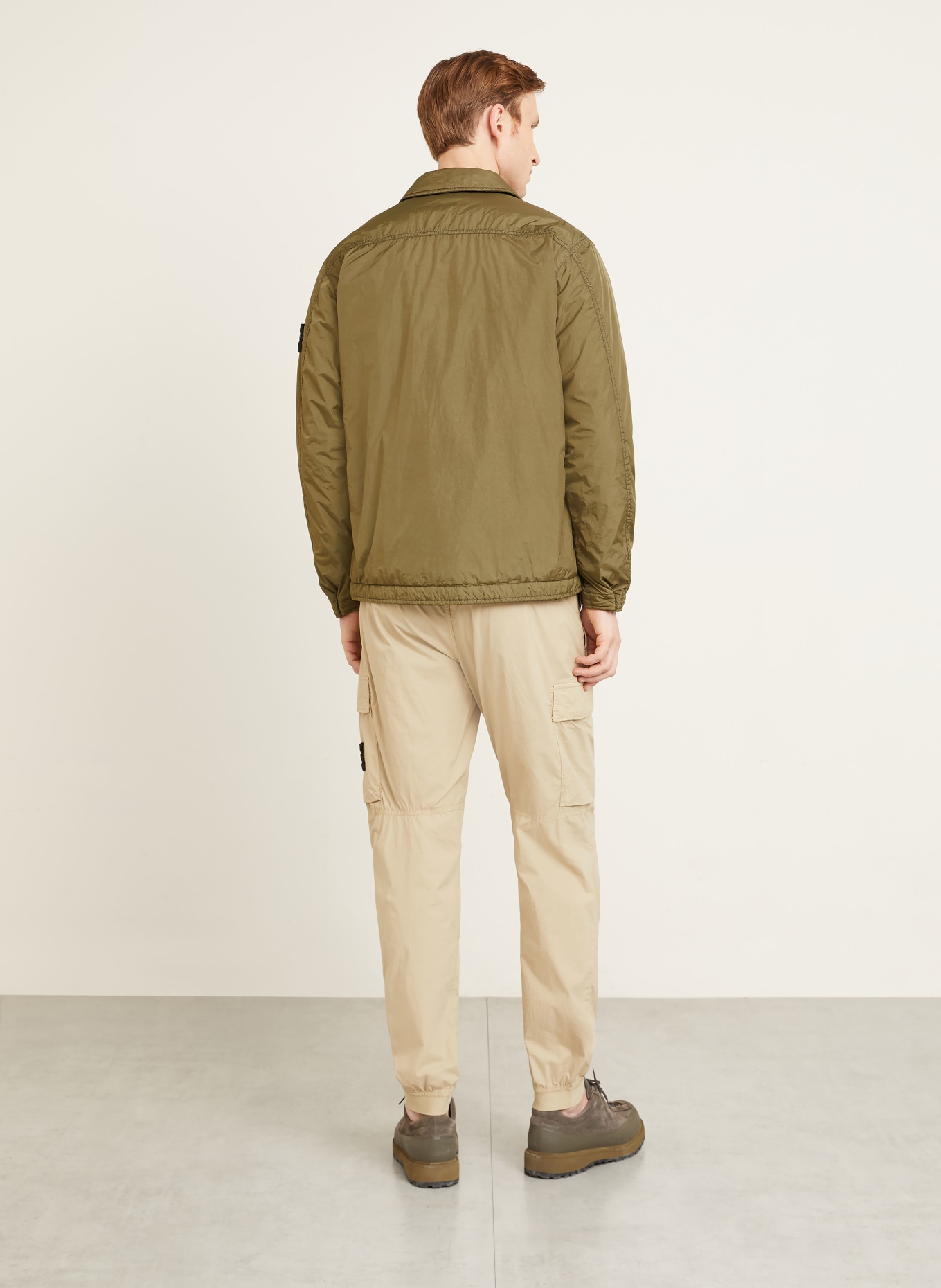 STONE ISLAND Overjacket: KHAKI