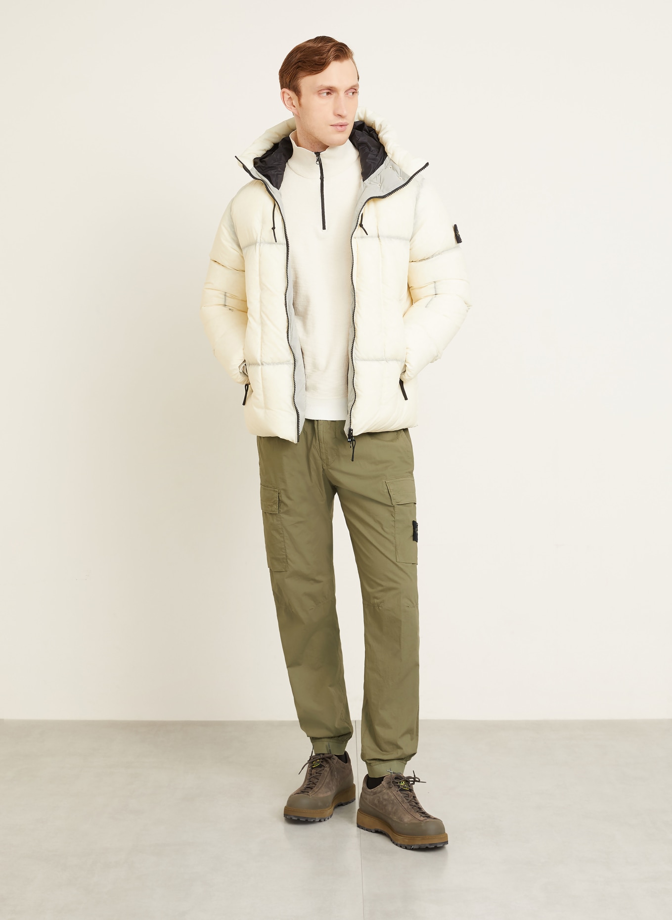 STONE ISLAND Cargohose Regular Fit: KHAKI