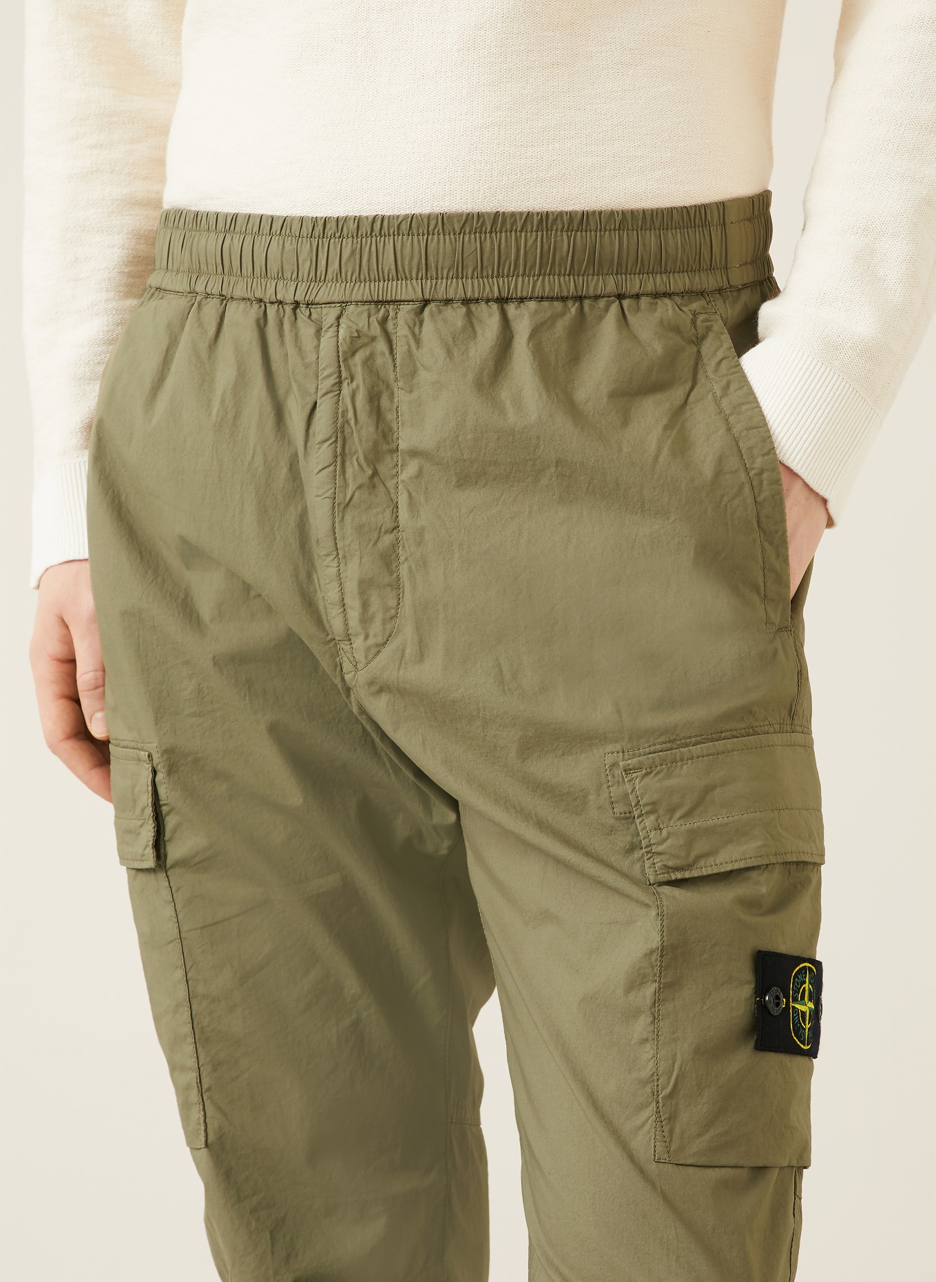 STONE ISLAND Cargohose Regular Fit: KHAKI