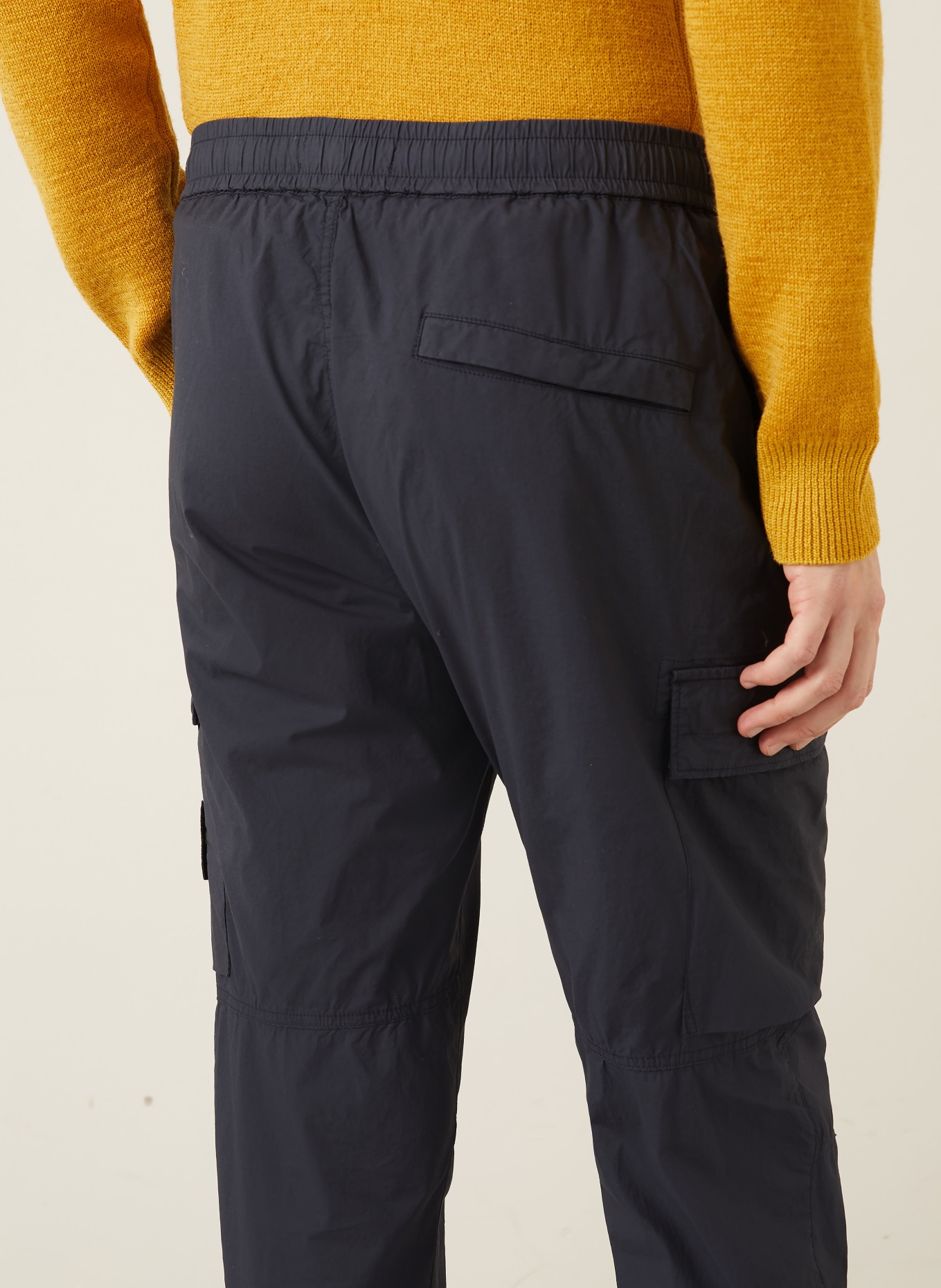 STONE ISLAND Cargohose Regular Fit: DUNKELBLAU