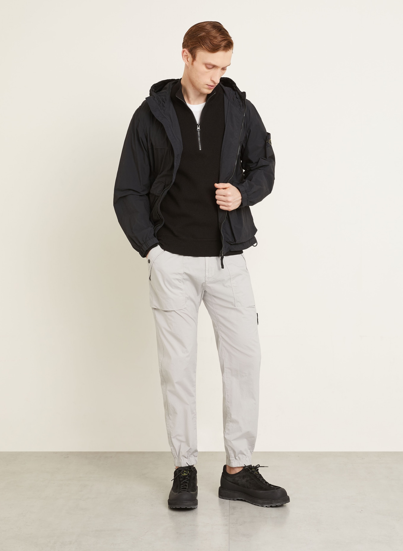 STONE ISLAND Troyer: SCHWARZ