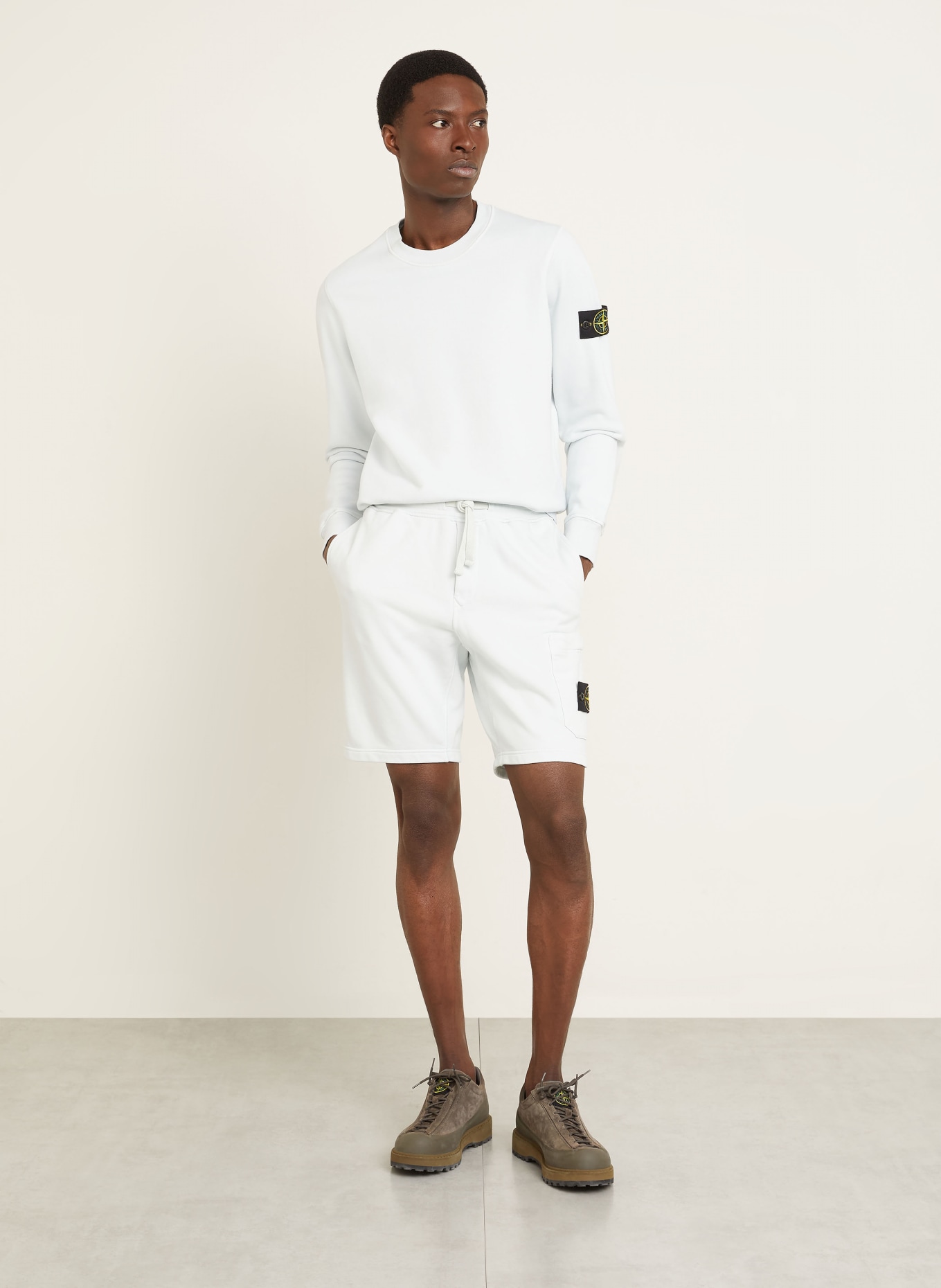 STONE ISLAND Sweatshorts: HELLBLAU