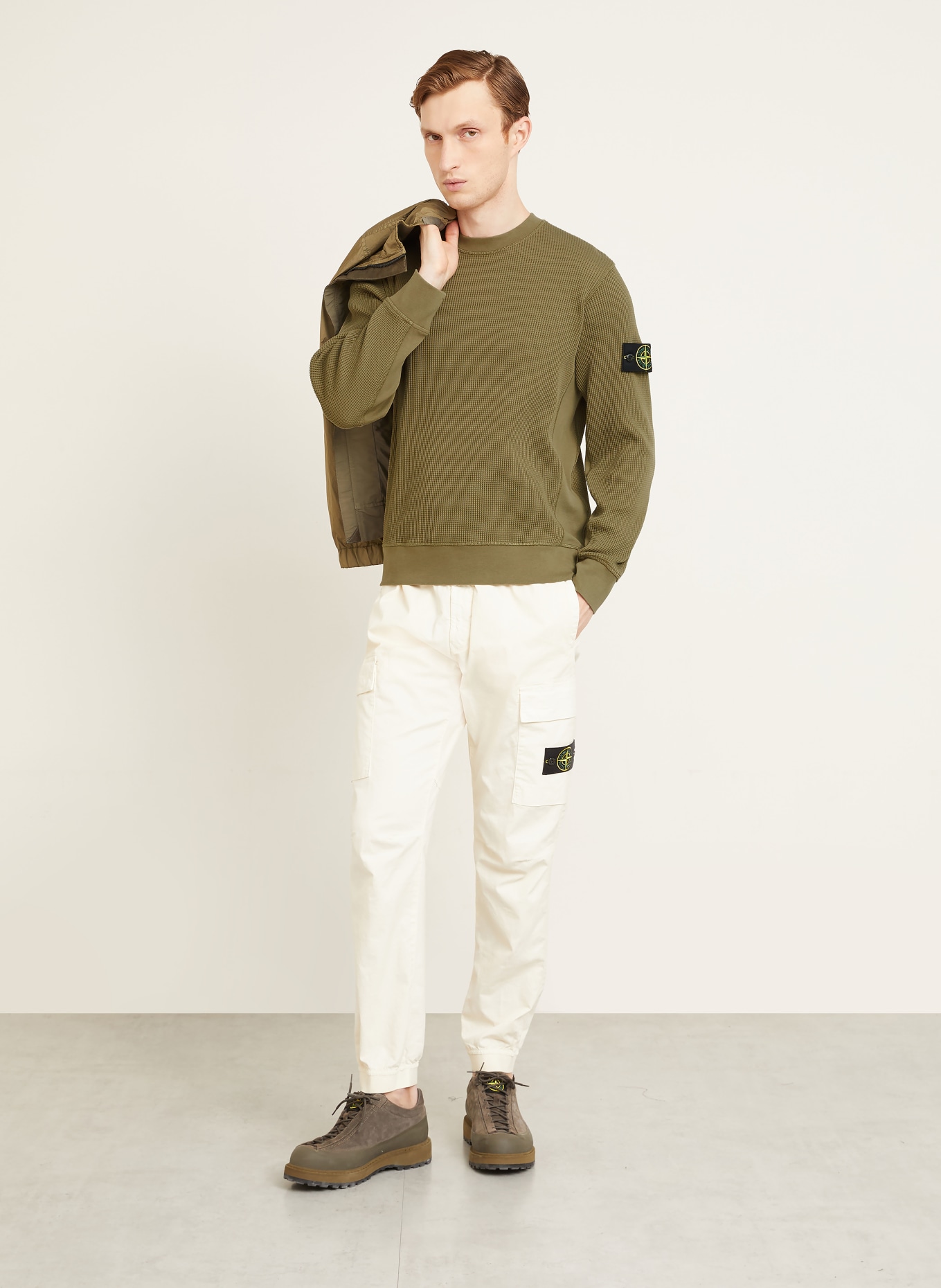 STONE ISLAND Pullover: KHAKI
