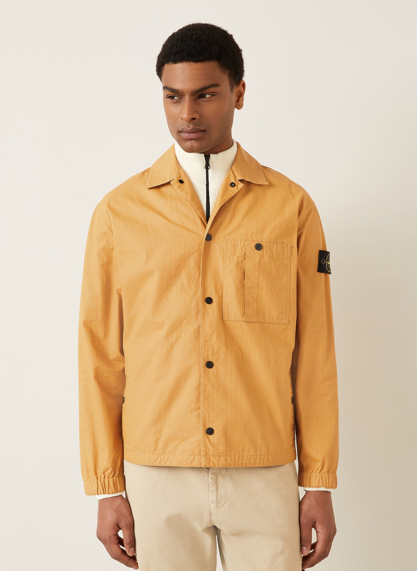 STONE ISLAND Overjacket: DUNKELGELB