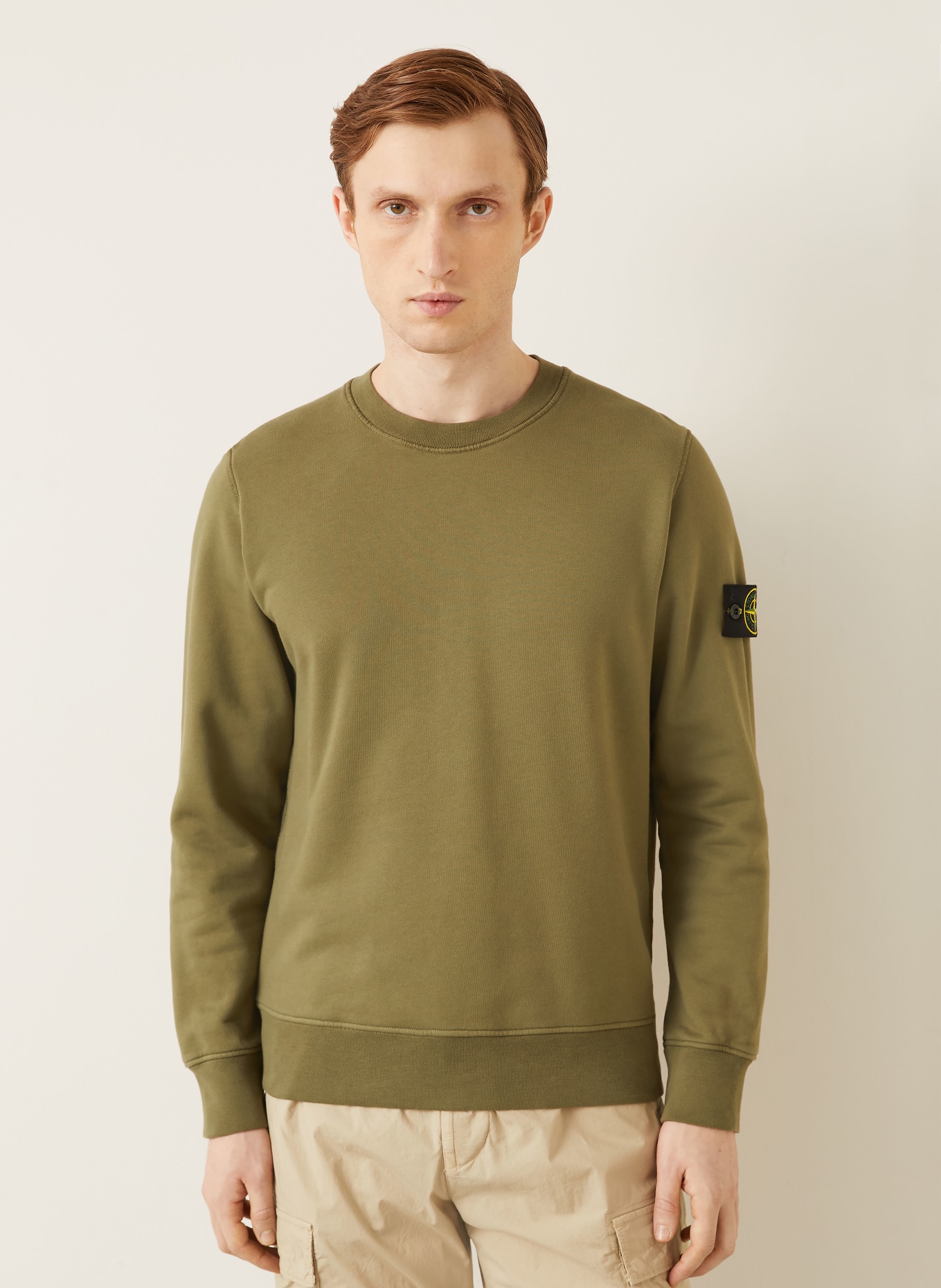 STONE ISLAND Sweatshirt: KHAKI