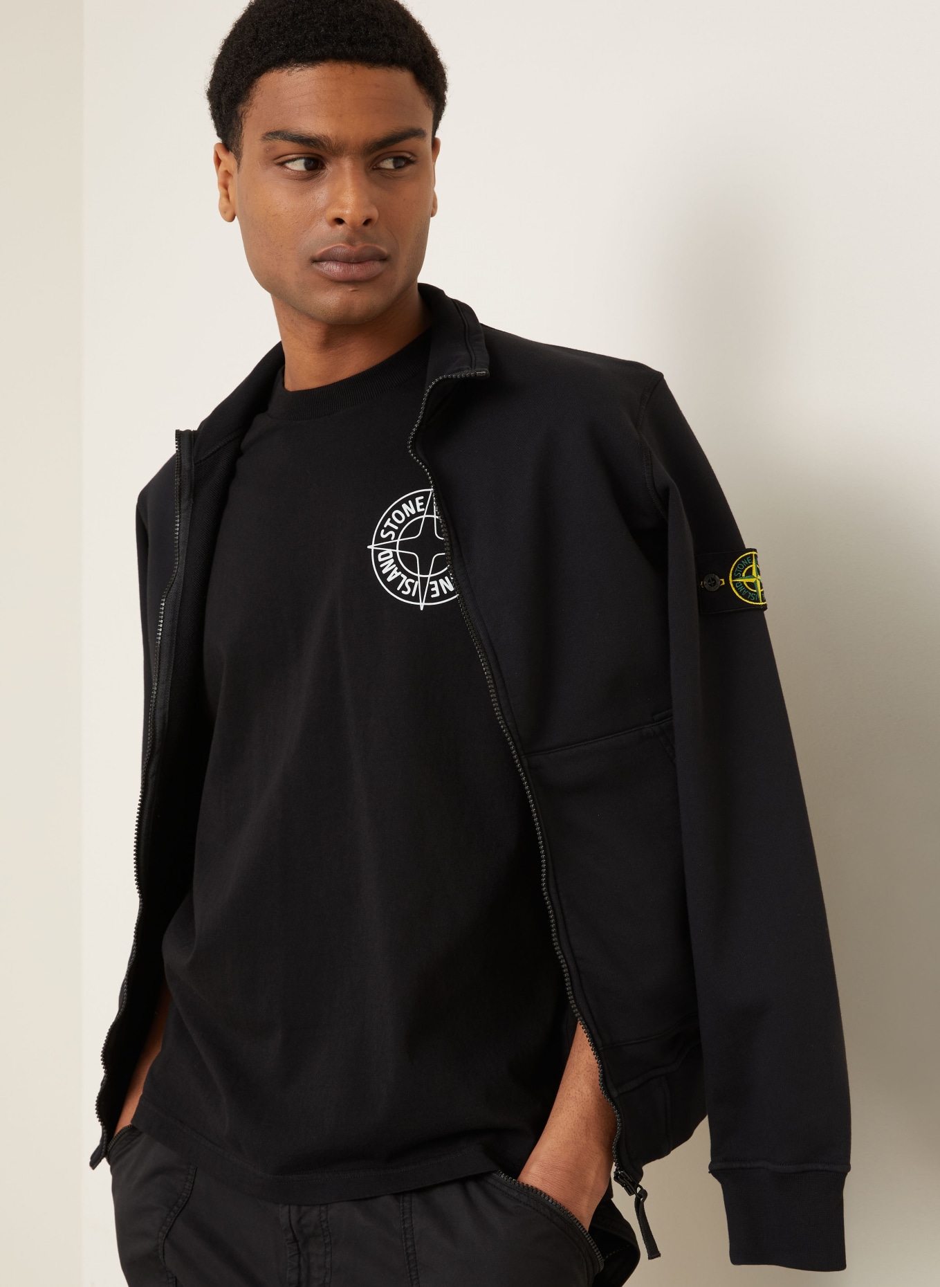 STONE ISLAND T-shirt: BLACK