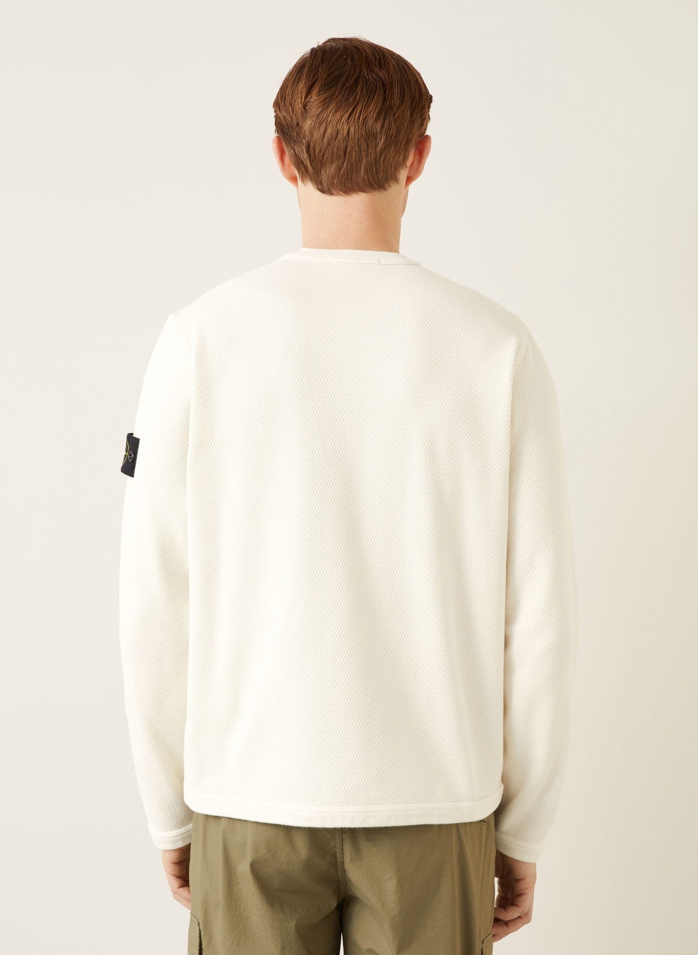 STONE ISLAND Pullover: CREME
