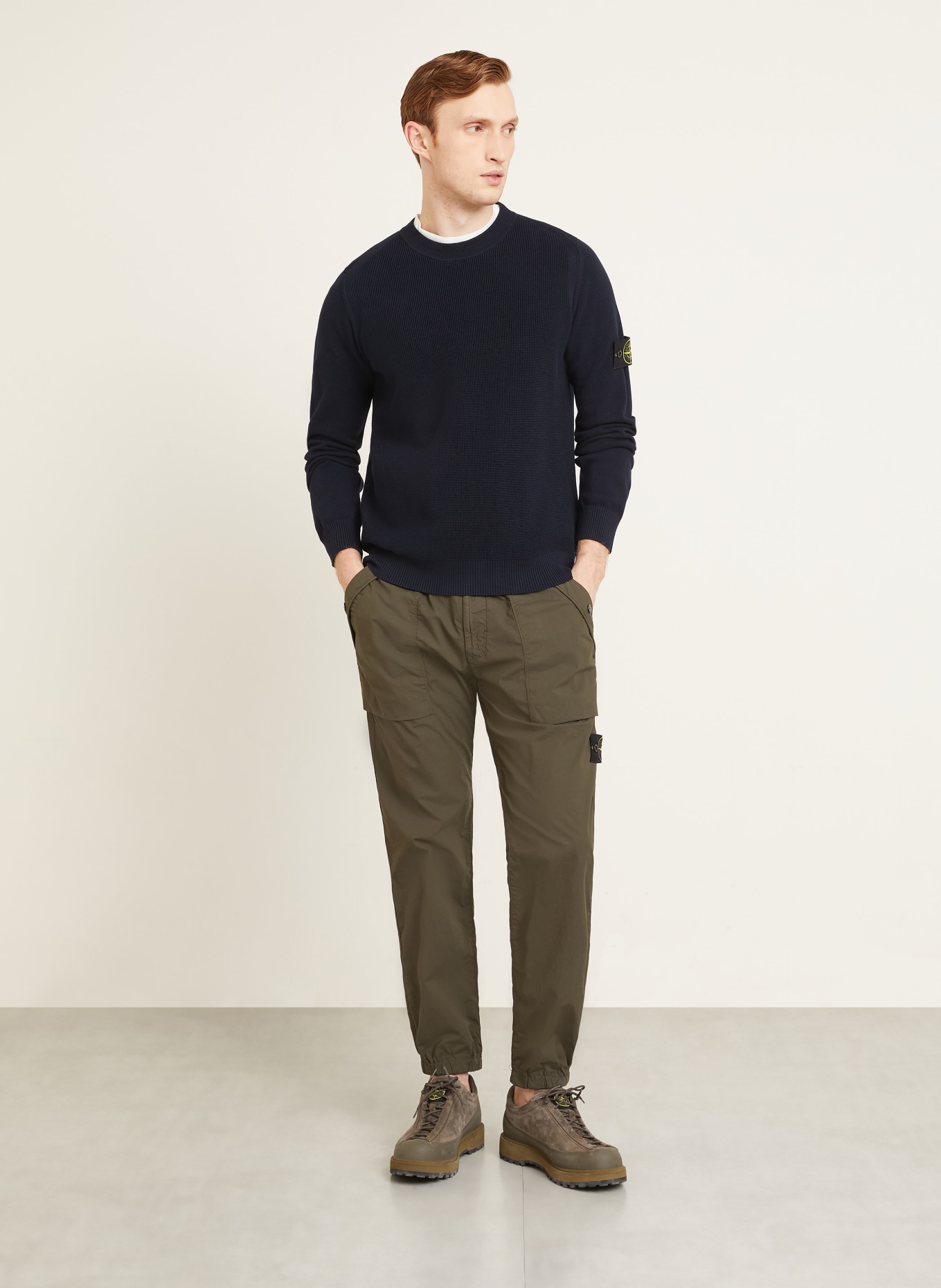 STONE ISLAND Pullover: DUNKELBLAU