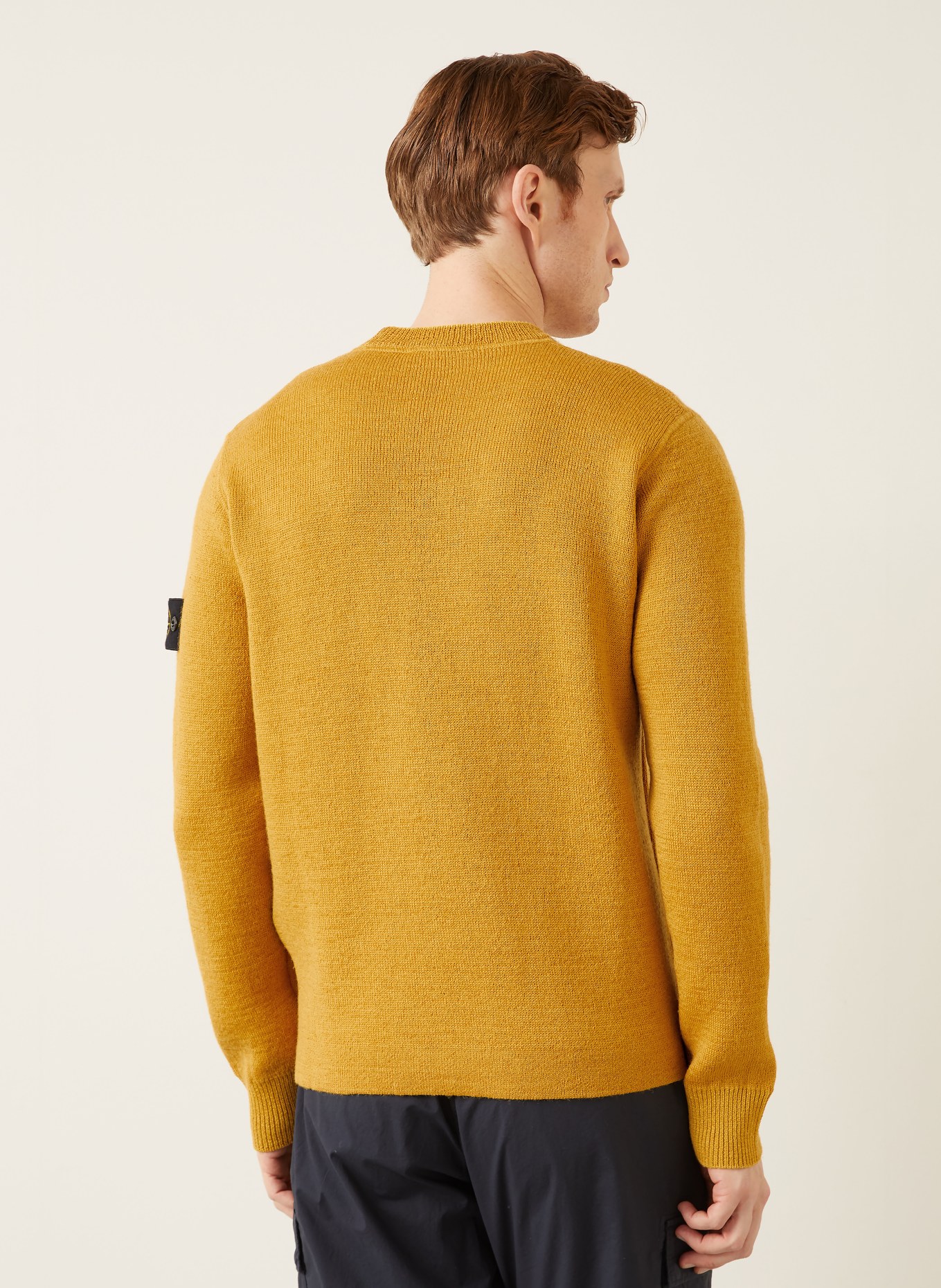 STONE ISLAND Pullover: DUNKELGELB