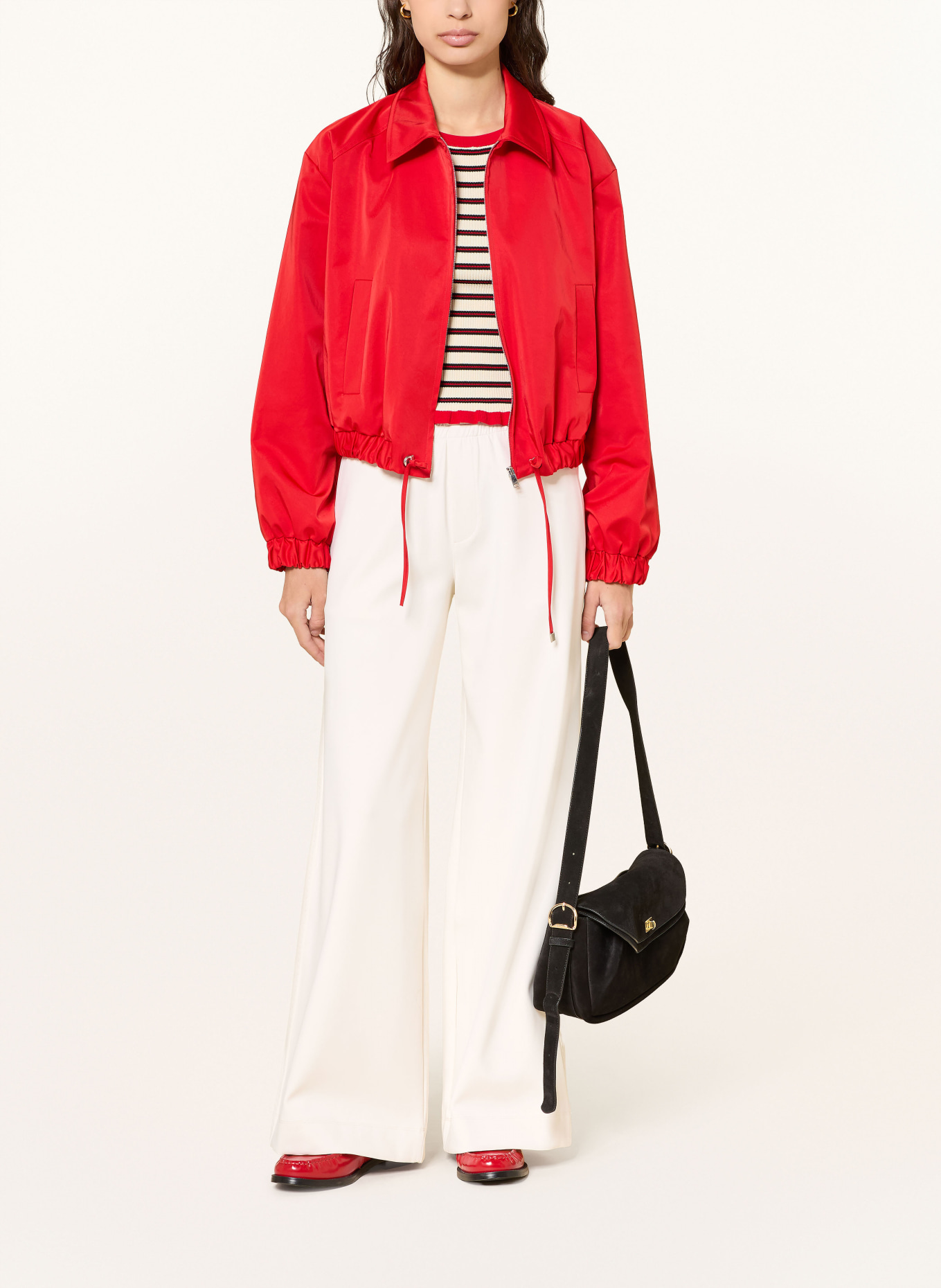 MRS & HUGS Marlenehose: CREME