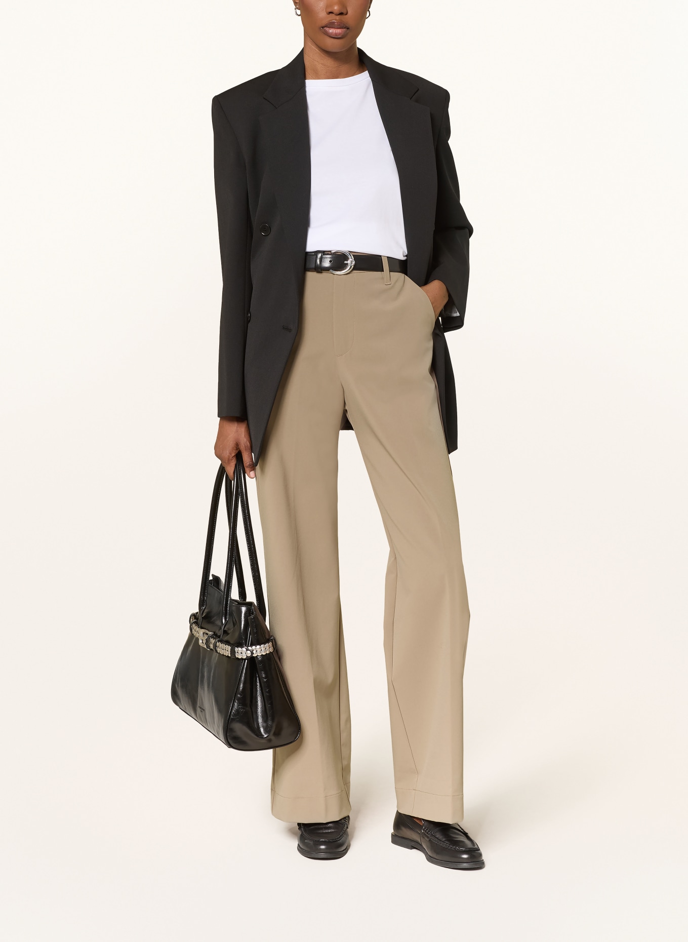 MRS & HUGS kalhoty Marlene: BÉŽOVÁ