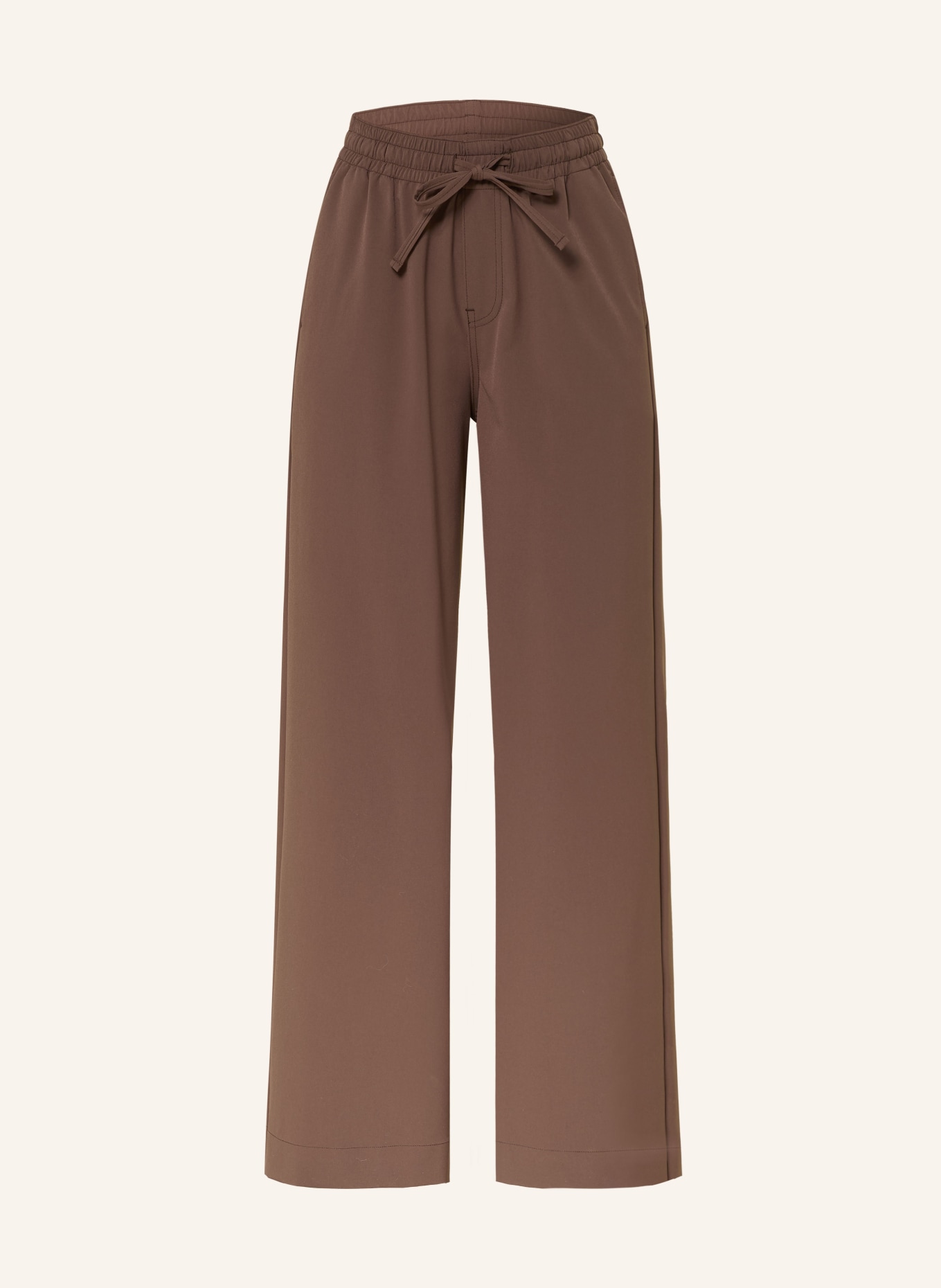 MRS & HUGS Marlene kalhoty: HNĚDÁ