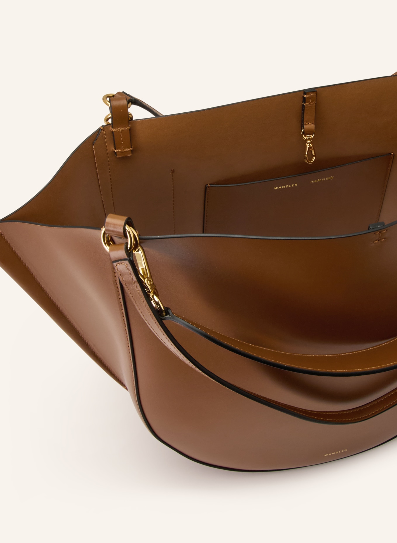WANDLER Handtasche HORTENSIA: COGNAC