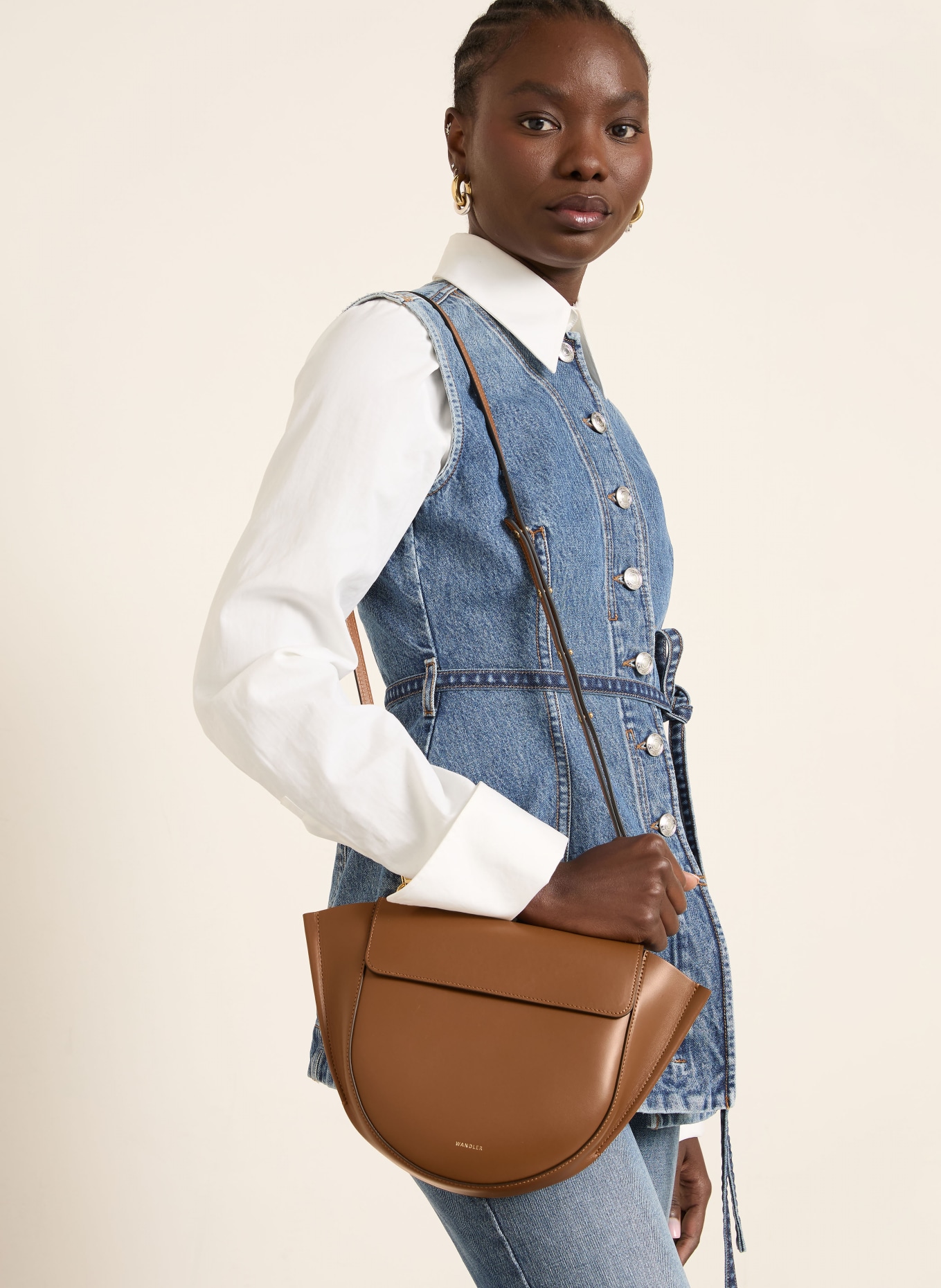 WANDLER Torebka HORTENSIA: KONIAKOWY