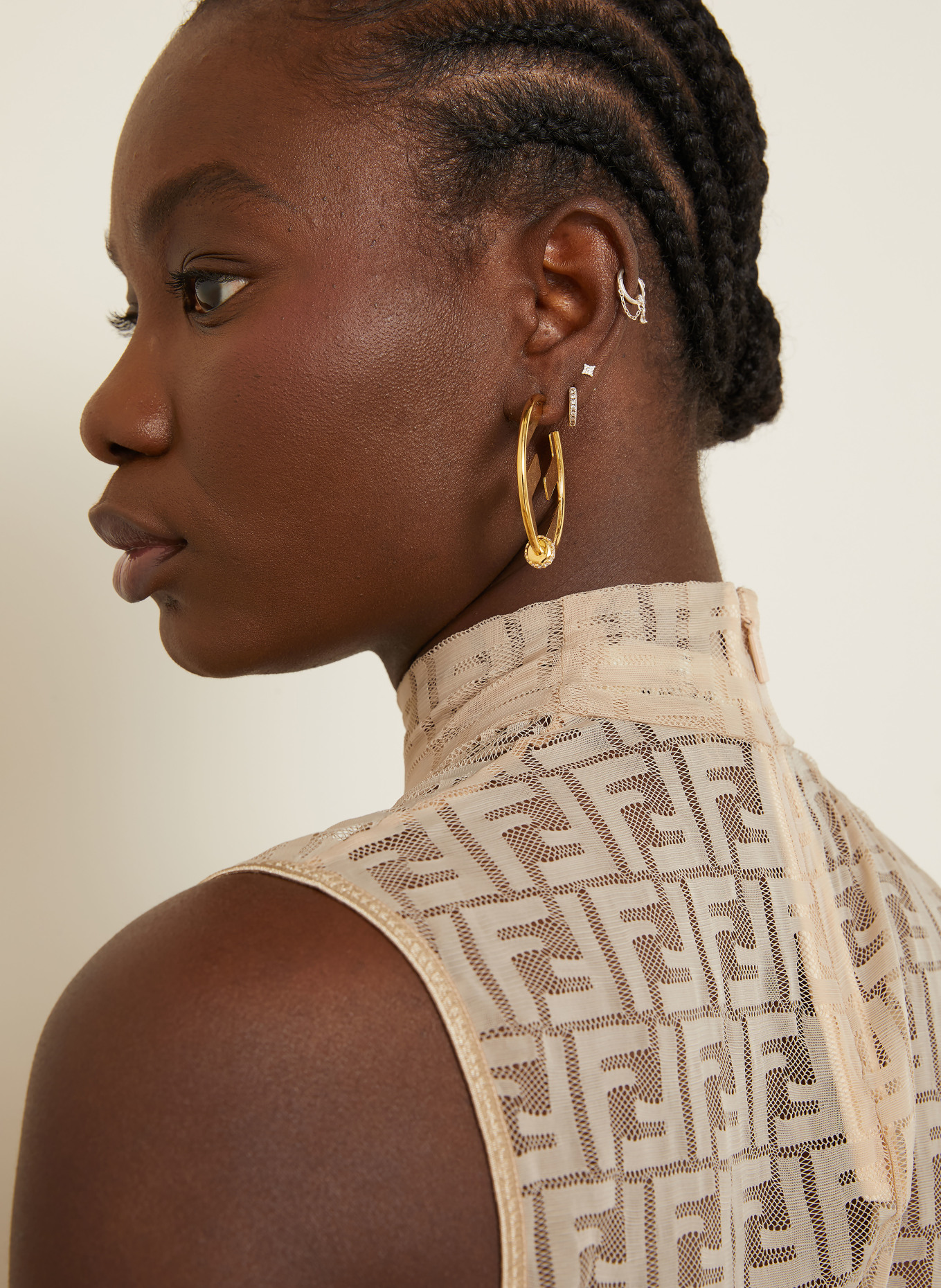 FENDI Blusentop: BEIGE