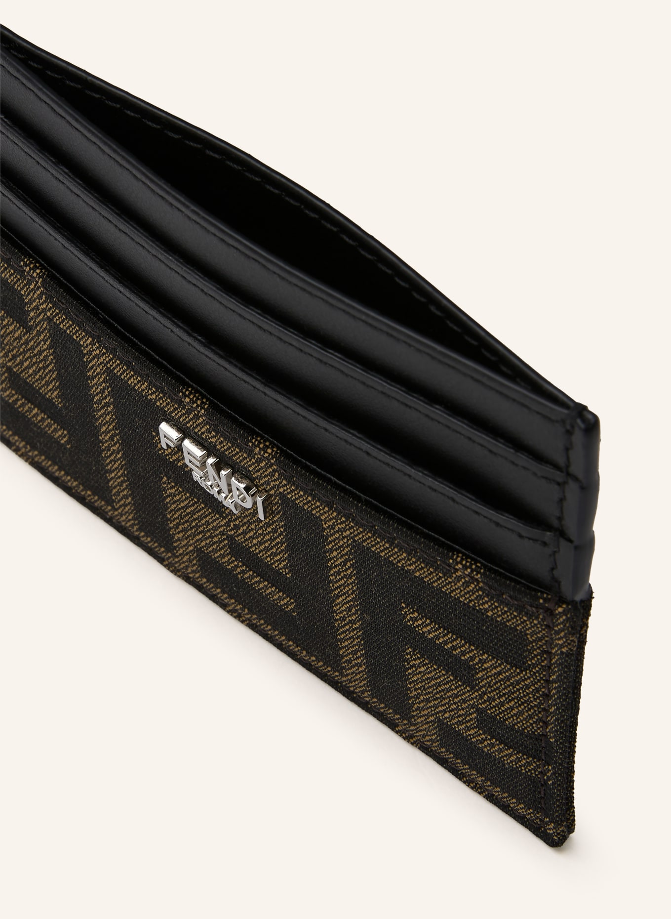 FENDI etui na karty: CZARNY / BRĄZOWY