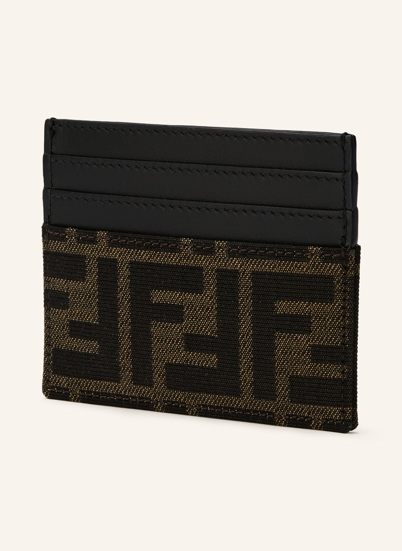 FENDI etui na karty: CZARNY / BRĄZOWY