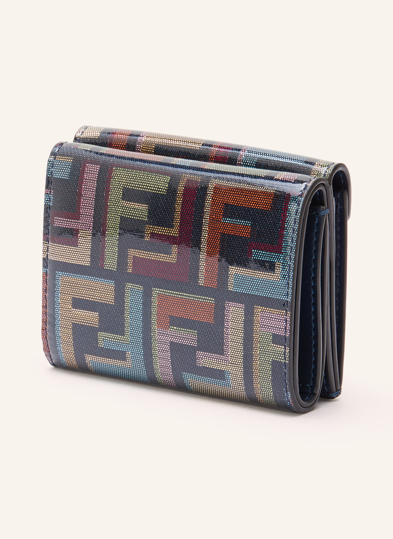 FENDI portfel: CZARNY / ZŁOTY / POMARAŃCZOWY