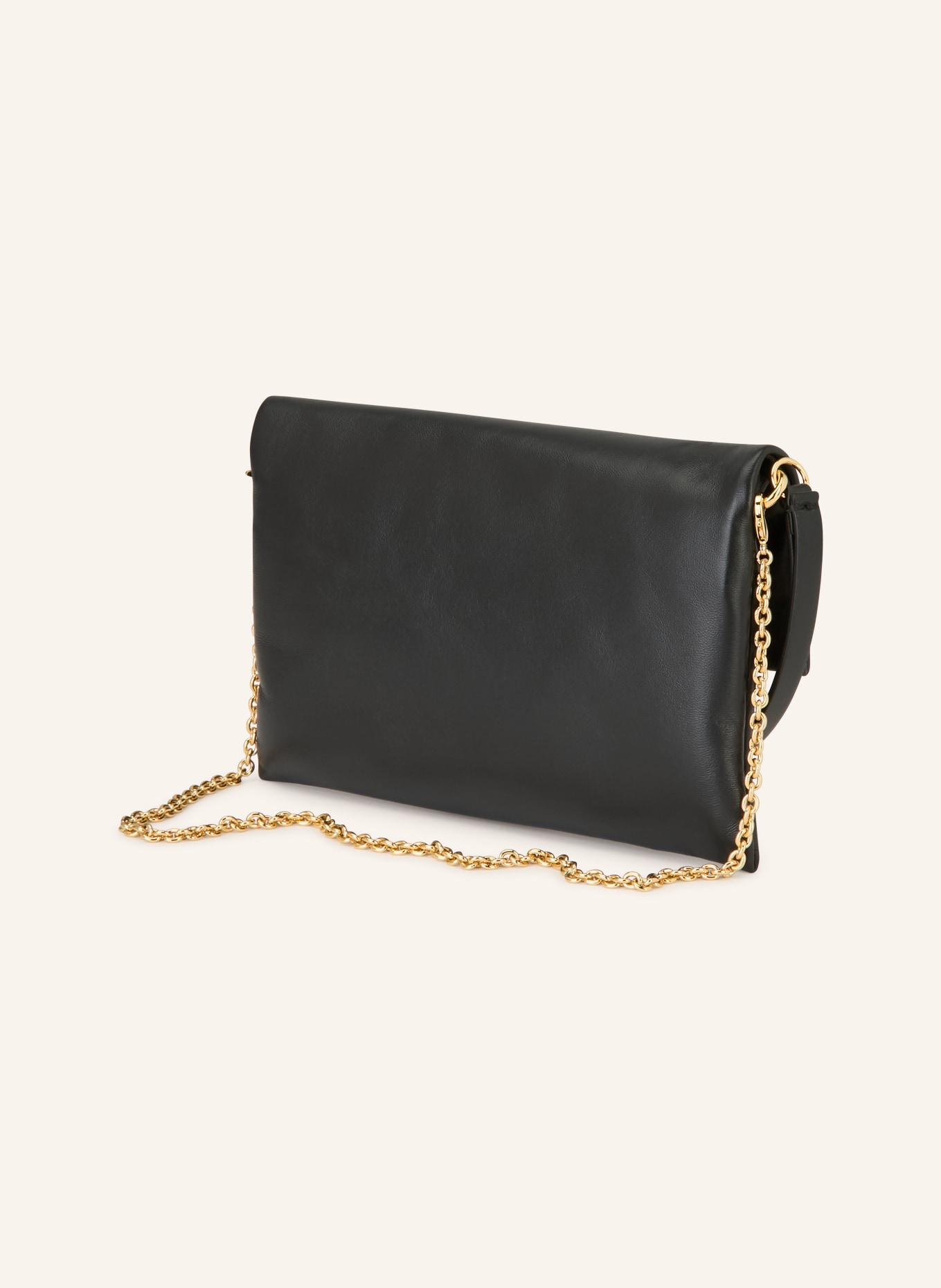 FENDI Kabelka MAMMA BAGUETTE: ČERNÁ / ZLATÁ