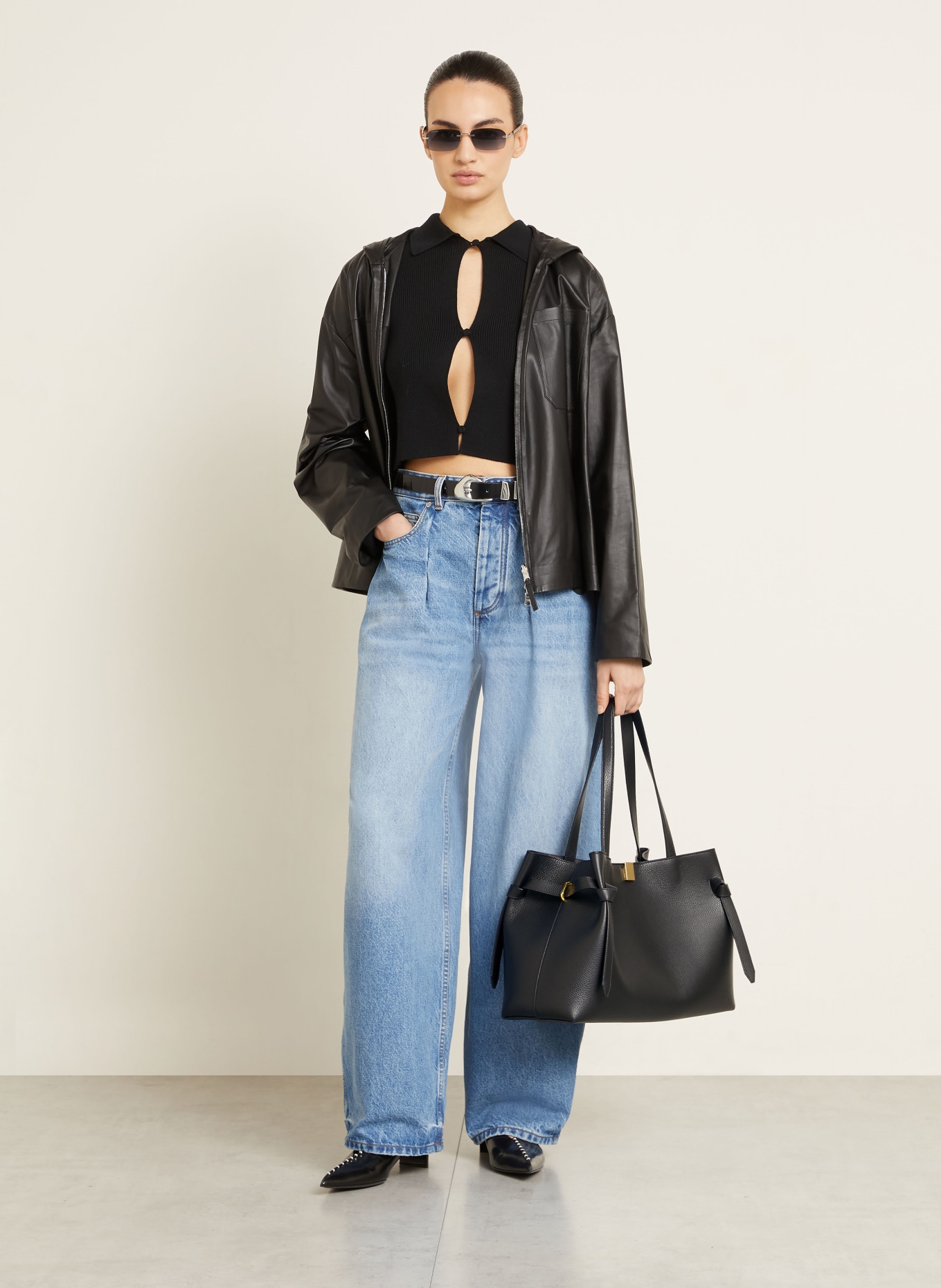 YUZEFI Torba na zakupy GYOZA: CZARNY / ZŁOTY