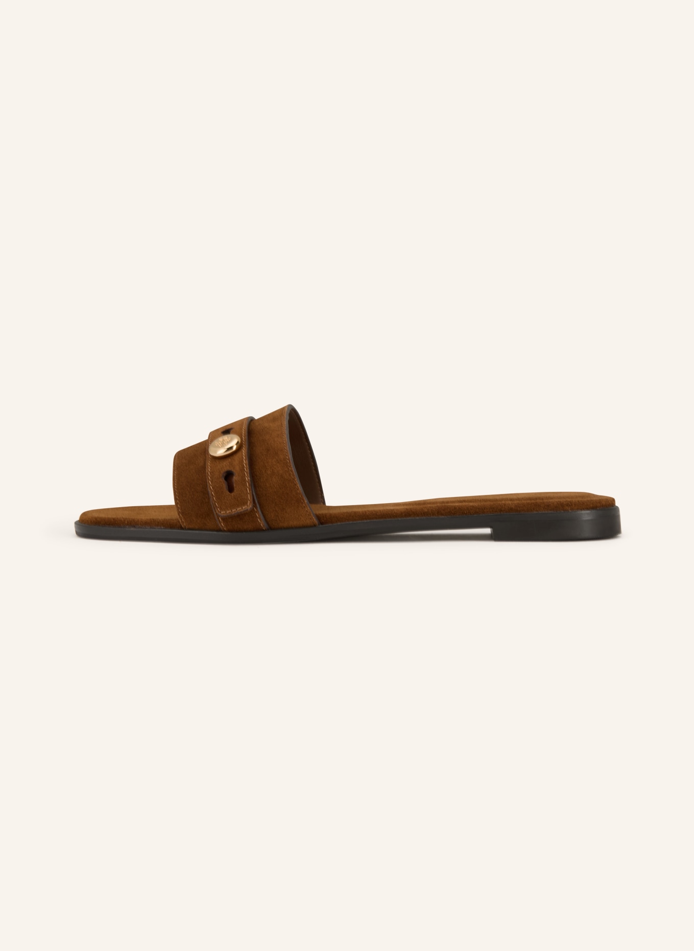 TORY BURCH Pantoletten ROMY: COGNAC