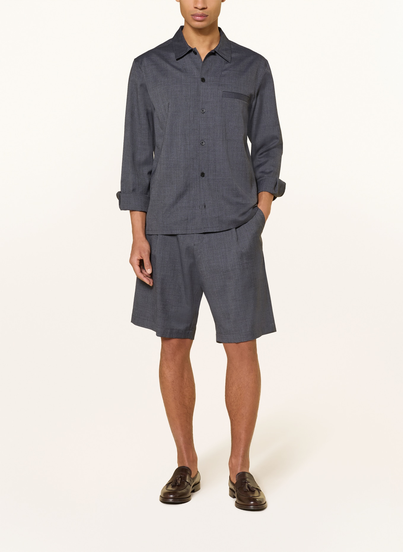 SAMSØE SAMSØE SADAMON overshirt: DARK GRAY