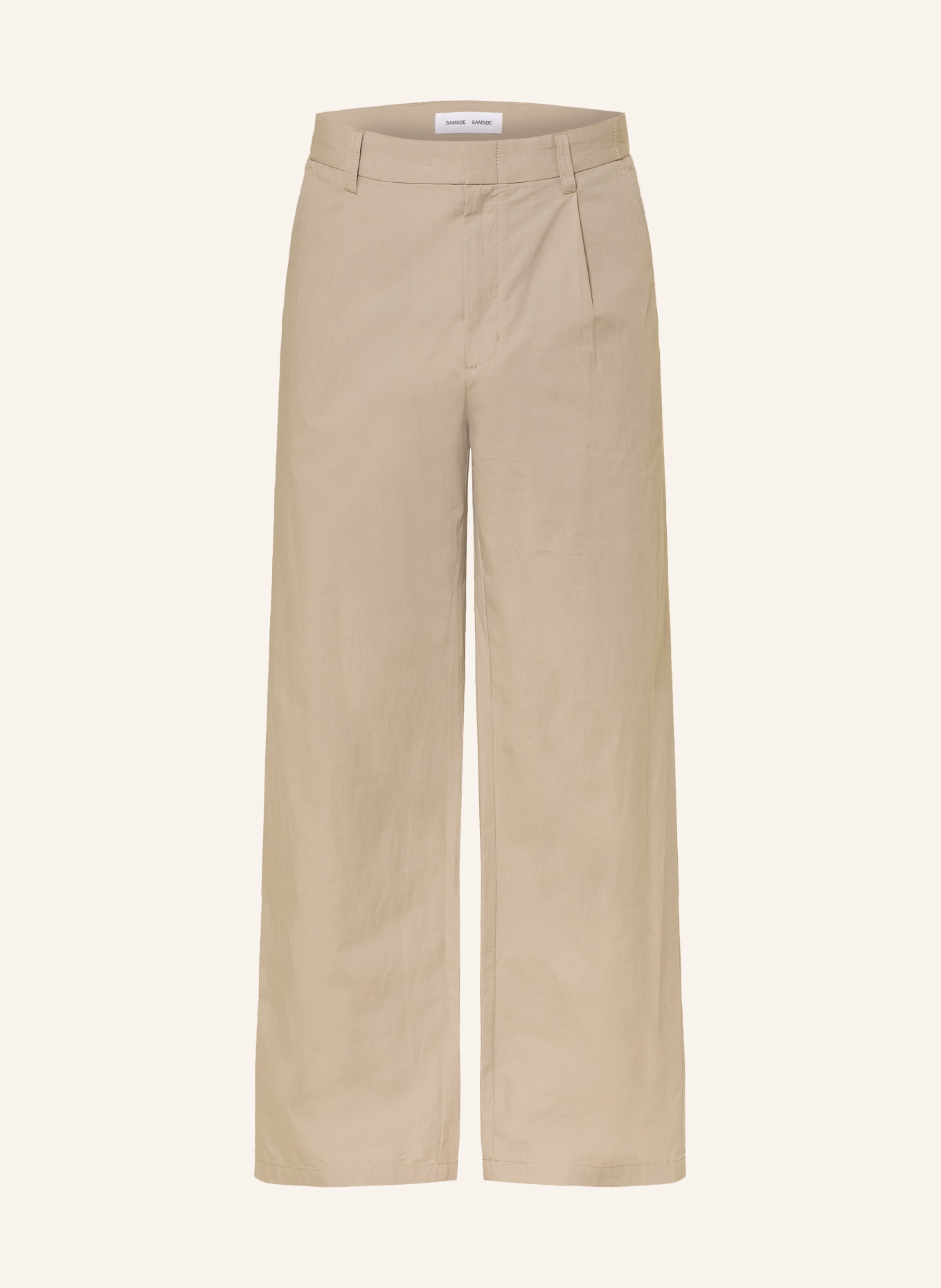 SAMSØE  SAMSØE Chino SAVALENTIN Regular Fit: BEIGE