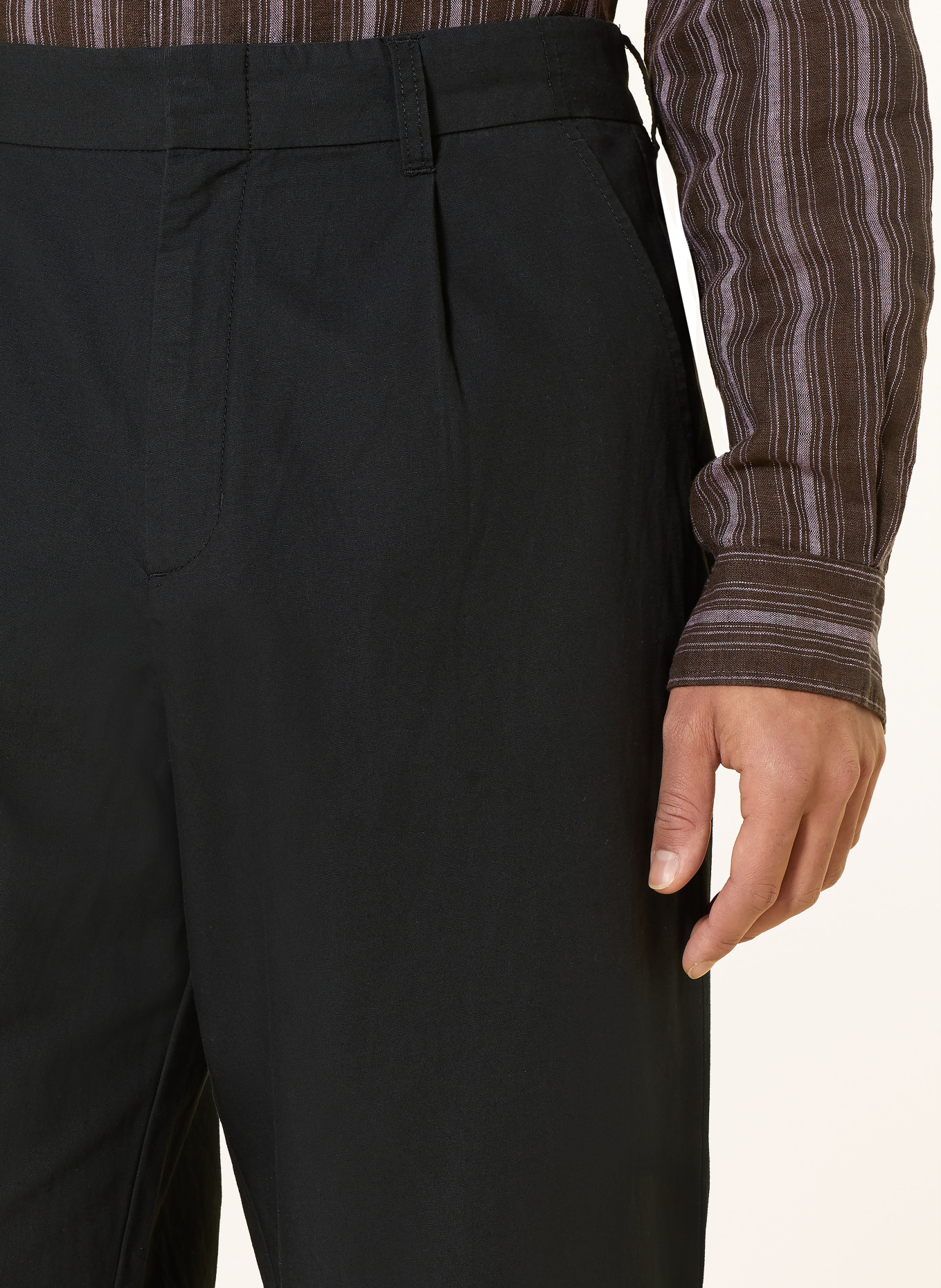 SAMSØE  SAMSØE Chino SAVALENTIN Regular Fit: BLACK