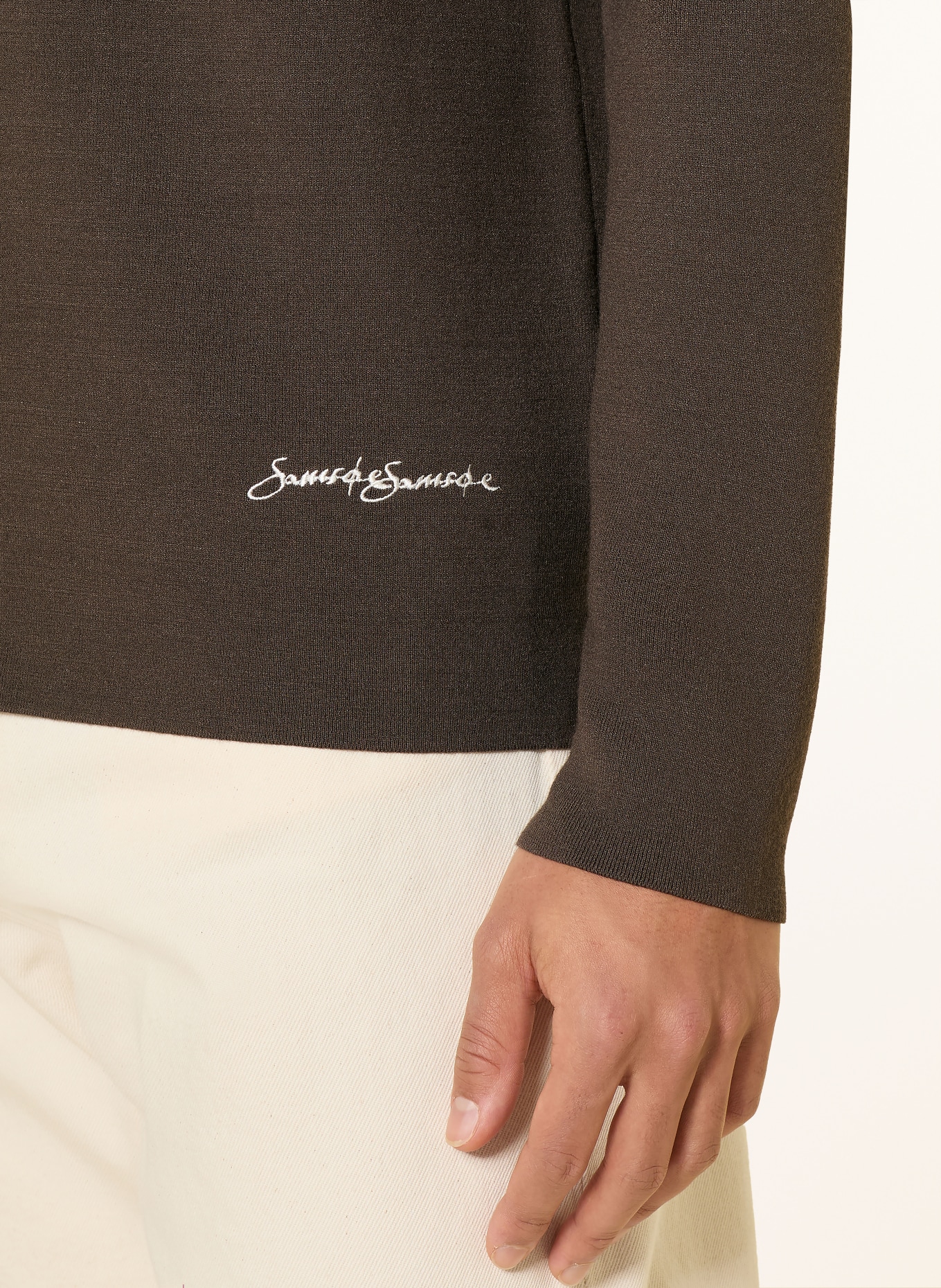 SAMSØE  SAMSØE SAMATT cardigan: DARK BROWN
