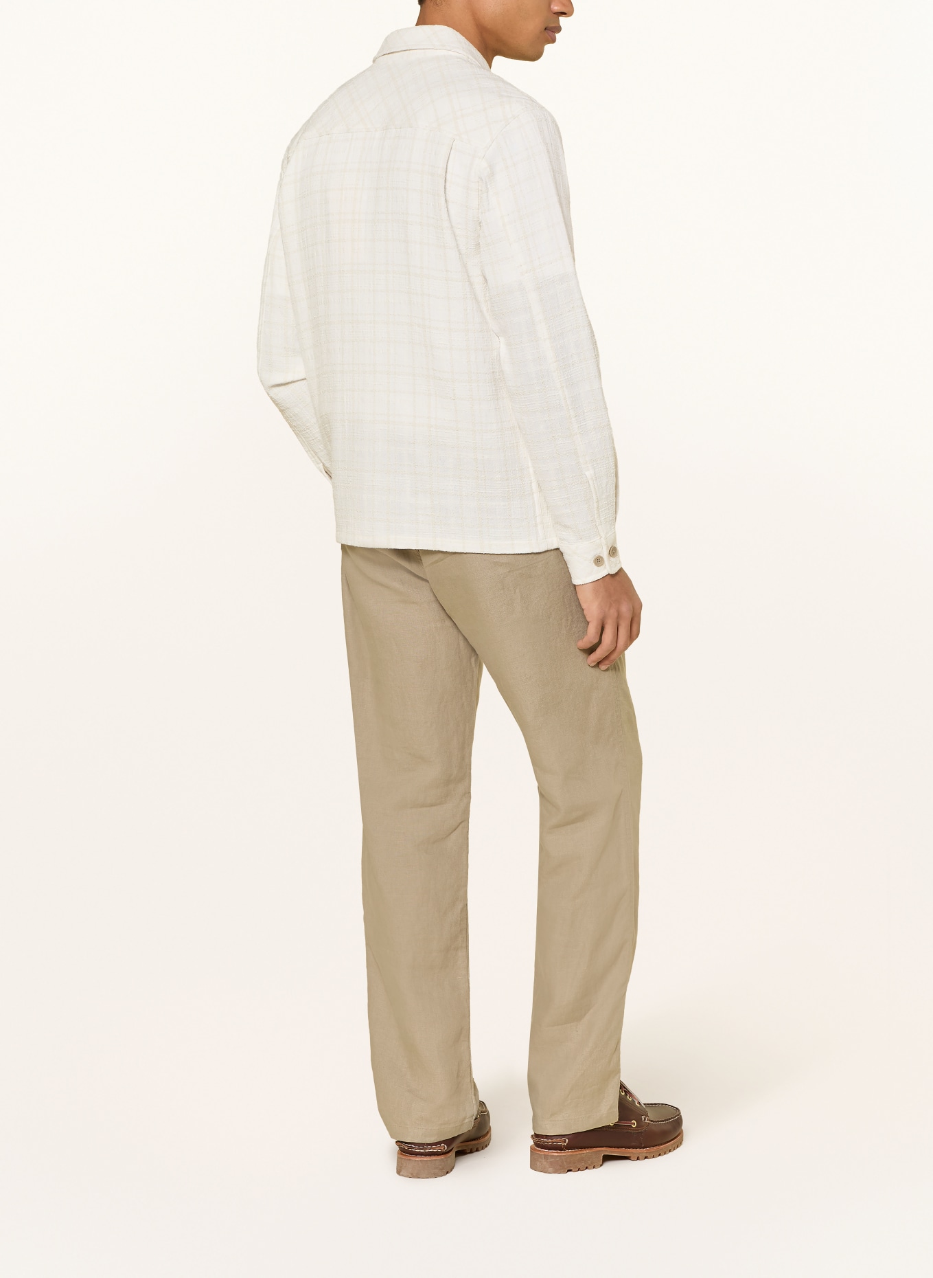SAMSØE  SAMSØE SAJABARI Regular Fit Linen Pants: BEIGE