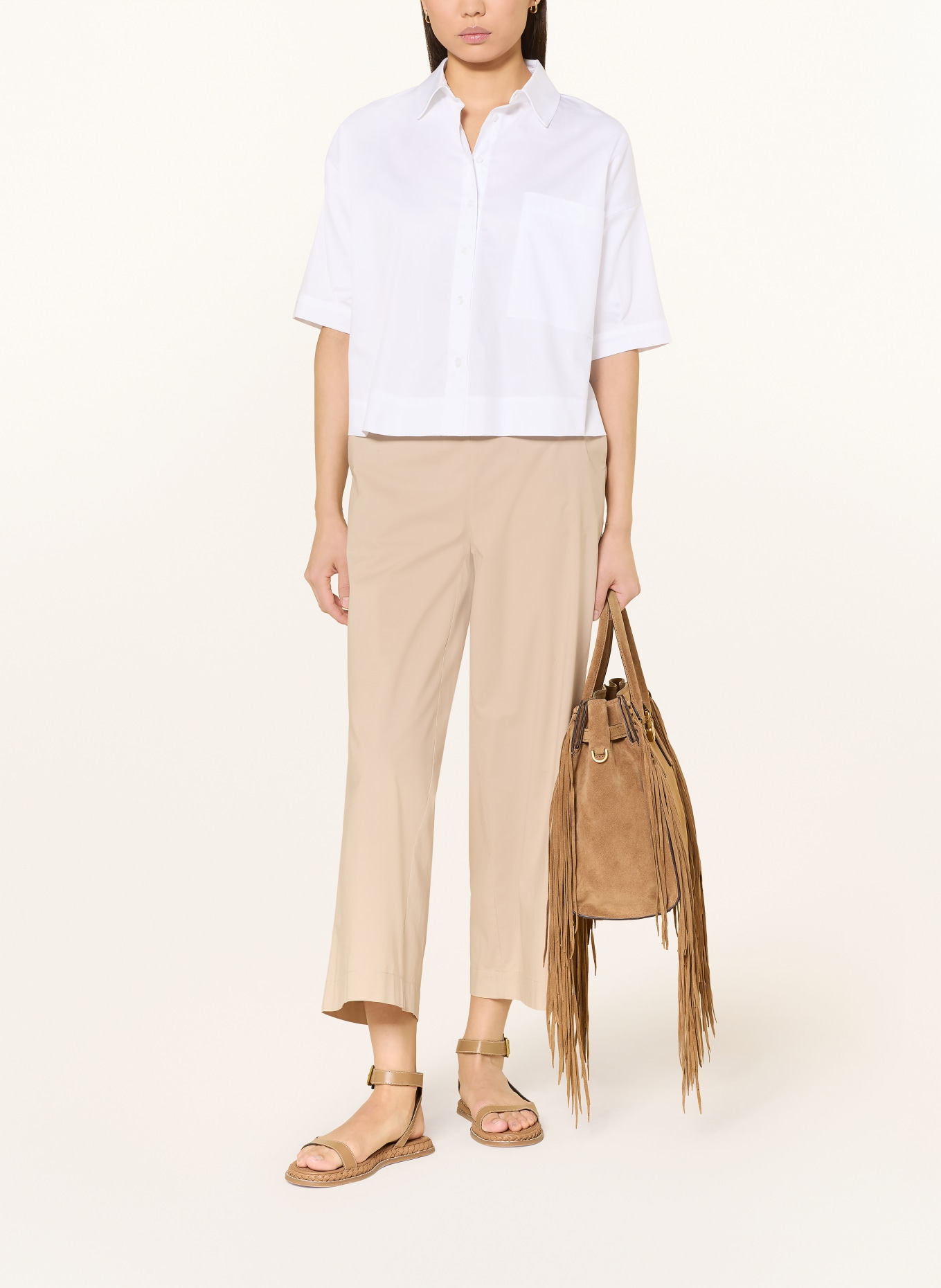 MORE & MORE Hemdbluse: WEISS