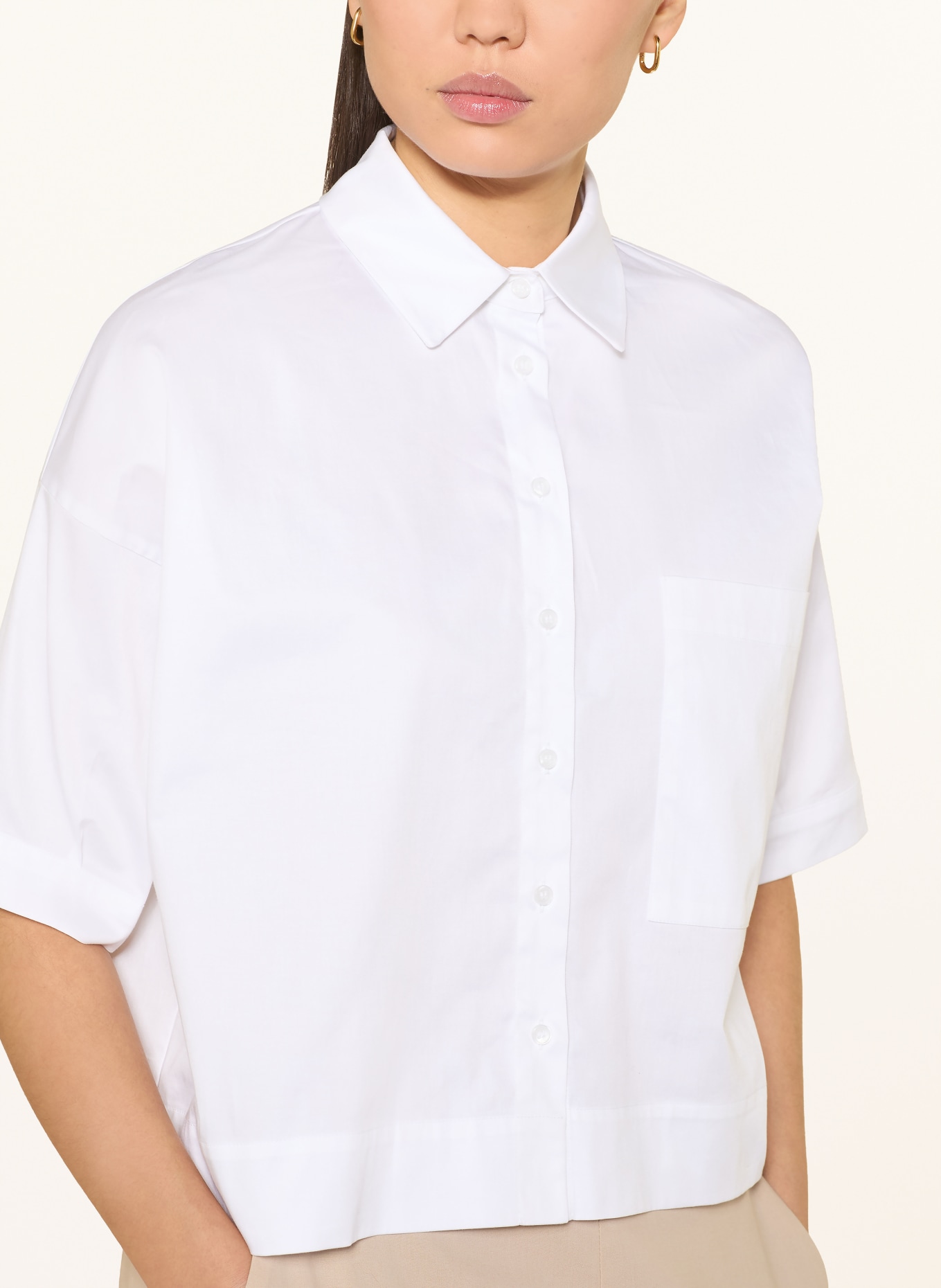 MORE & MORE Hemdbluse: WEISS