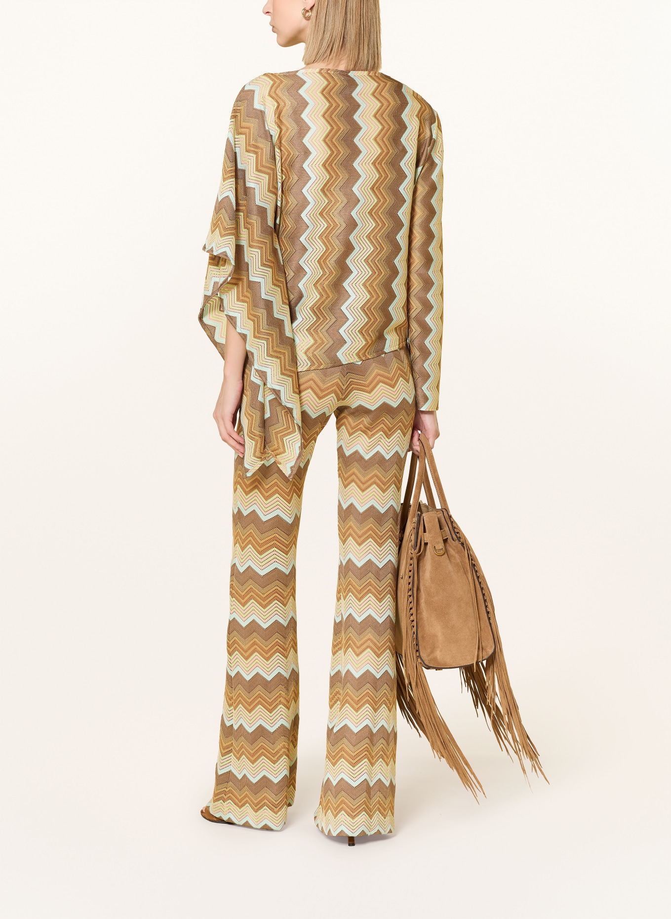 Ana Alcazar Hose: BRAUN / HELLGELB / MINT