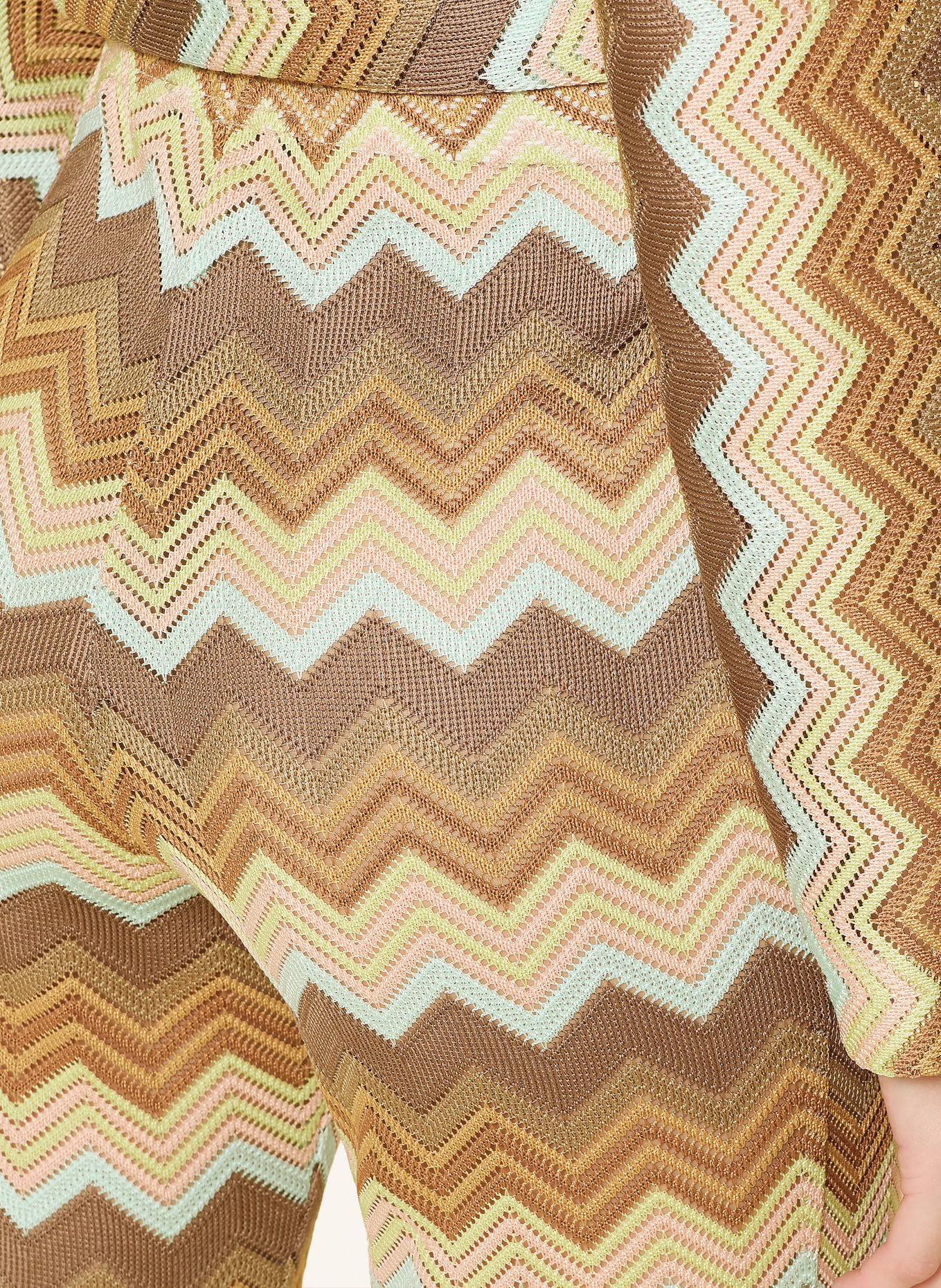 Ana Alcazar Hose: BRAUN / HELLGELB / MINT