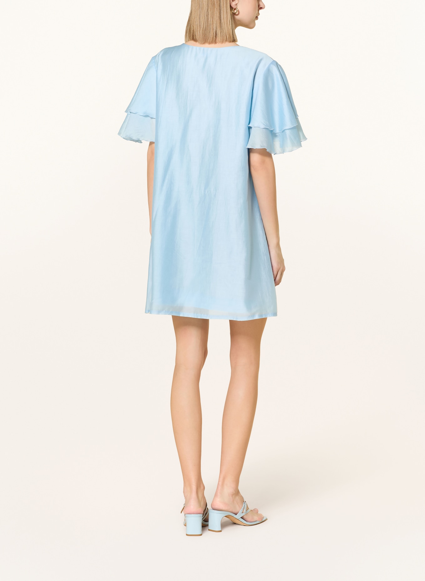 Ana Alcazar Dress: LIGHT BLUE