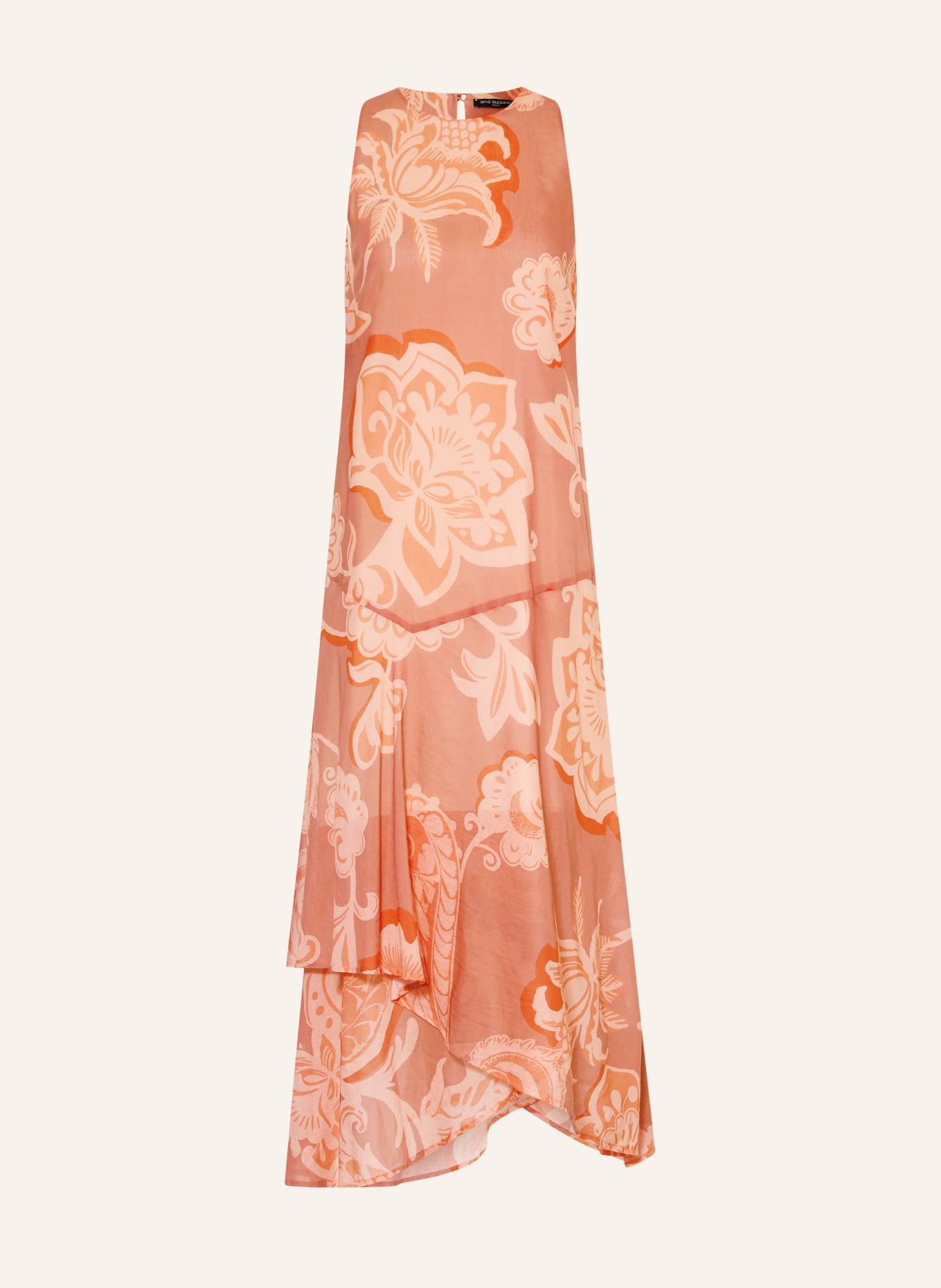 Ana Alcazar dress: LIGHT RED / PINK / RED