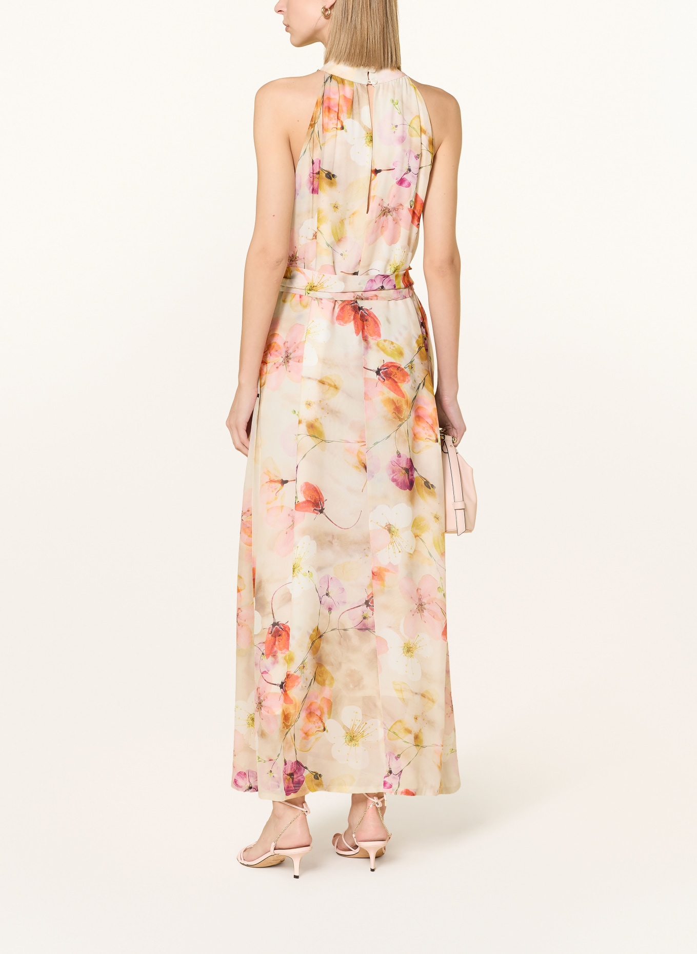 Ana Alcazar Kleid: CREME / LILA / ROT