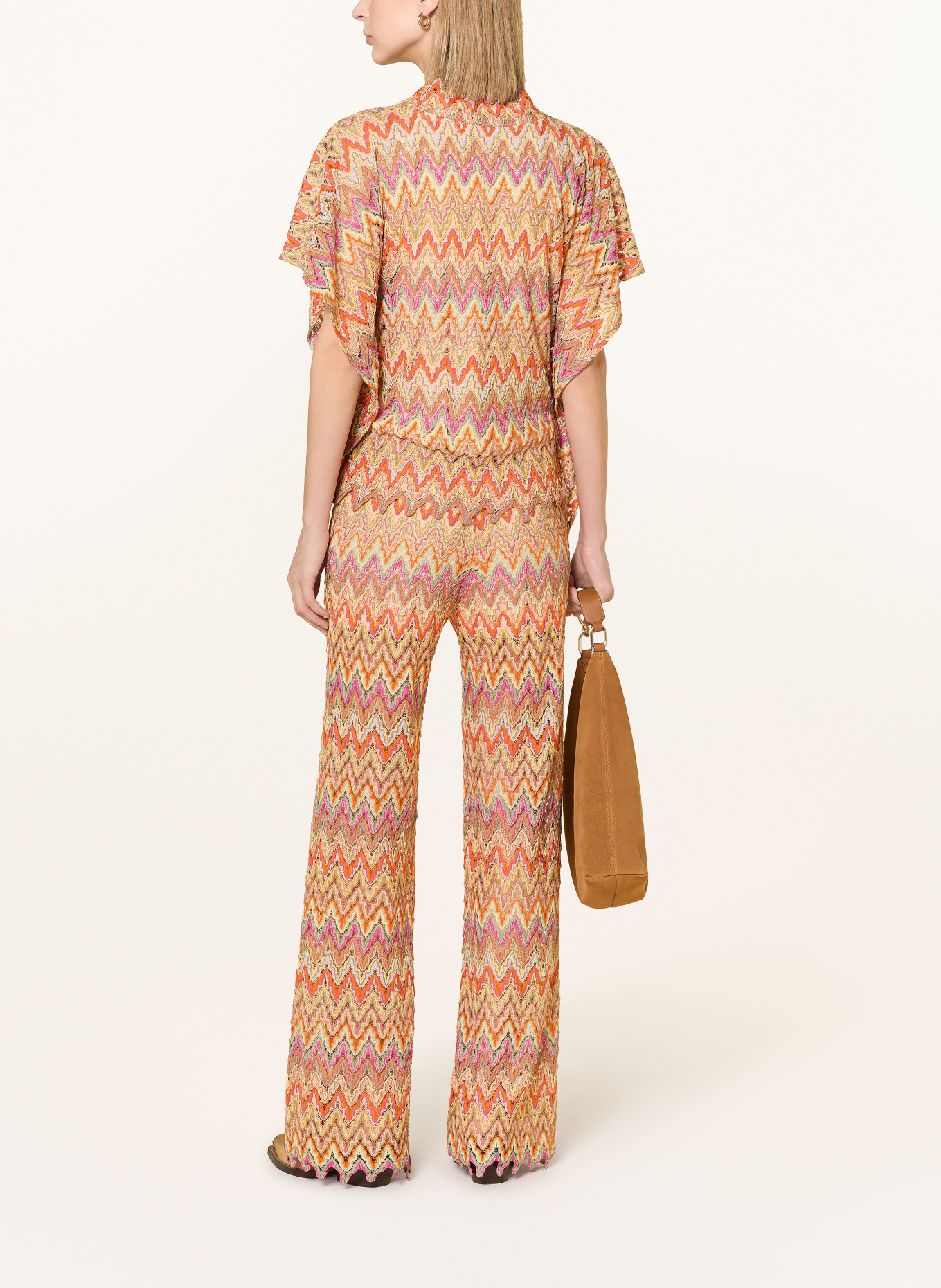 Ana Alcazar Kalhoty Marlene s třpytivou nití: ORANŽOVÁ / FIALOVÁ / ZELENÁ